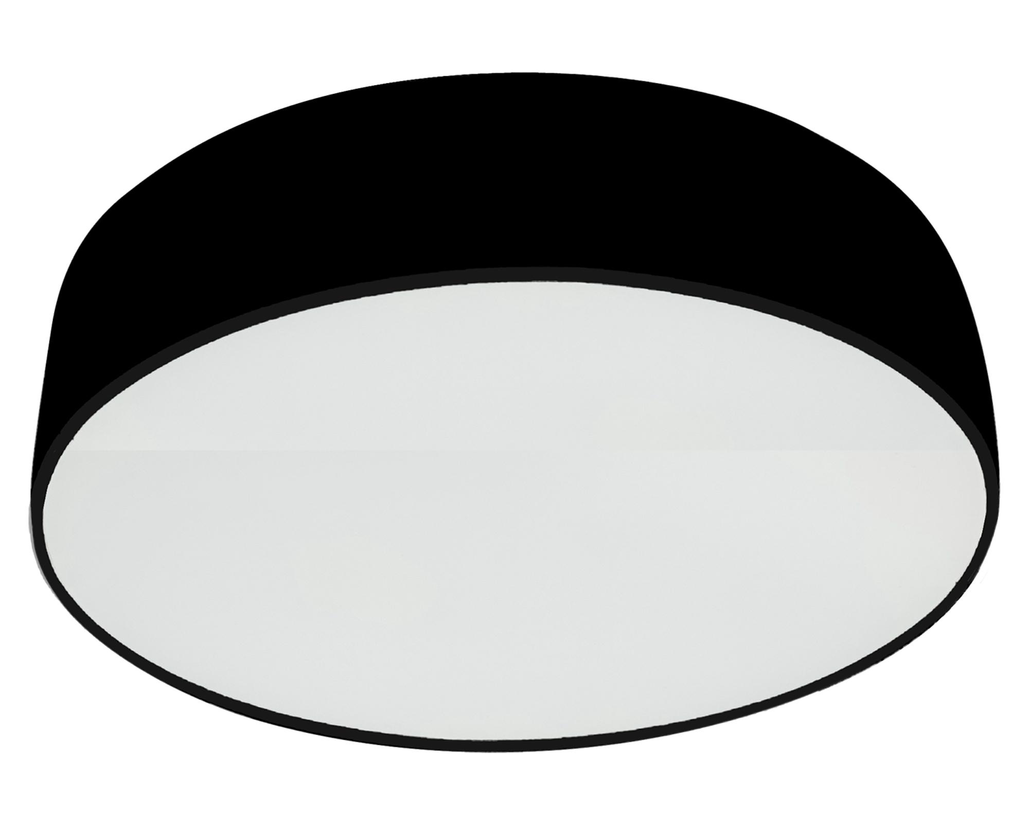 Panel Led redondo 12W 11.5 cm luz fría Ultra liviano negro-0