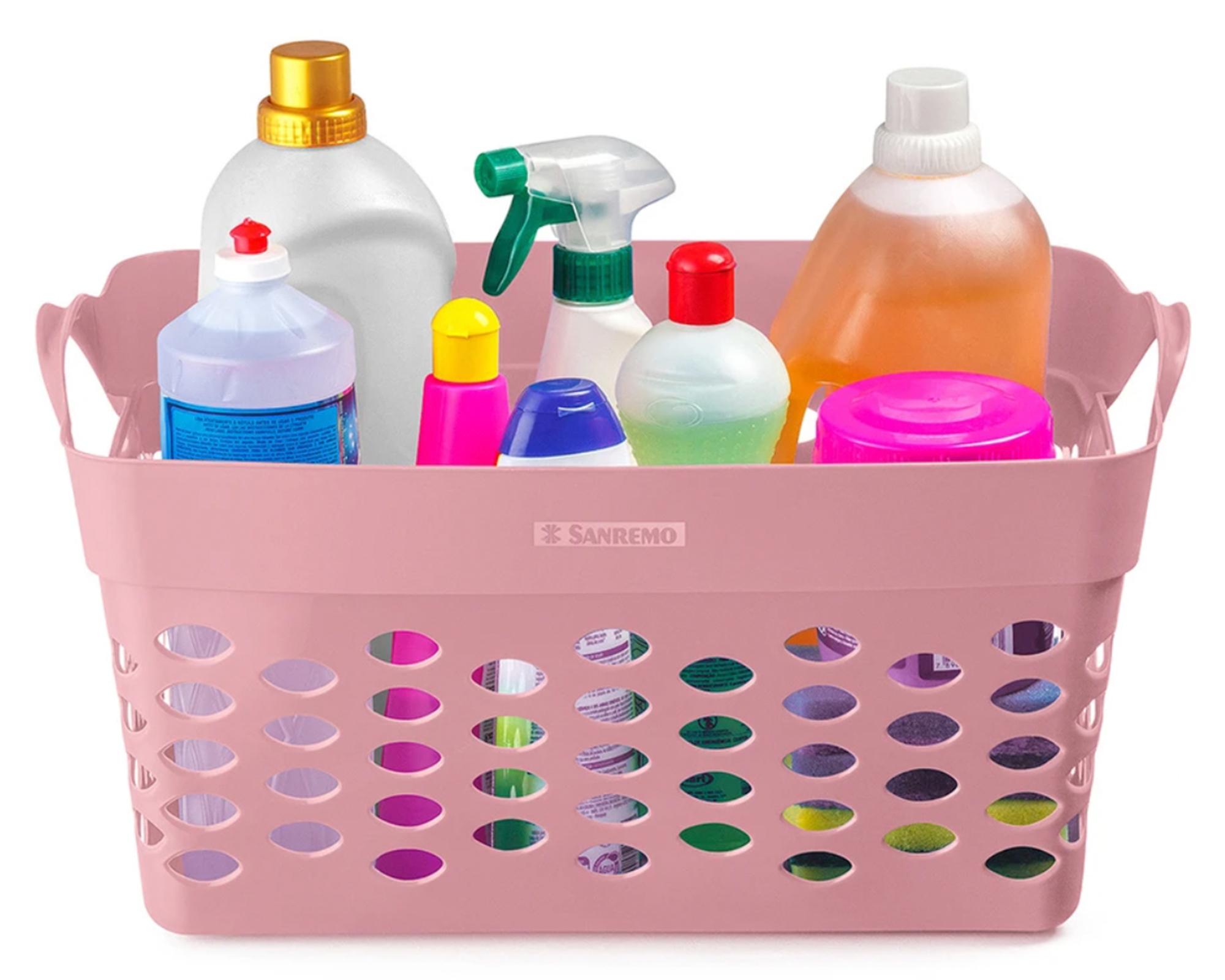 Cesto rectangular SR1722 rosa 22 lt-1