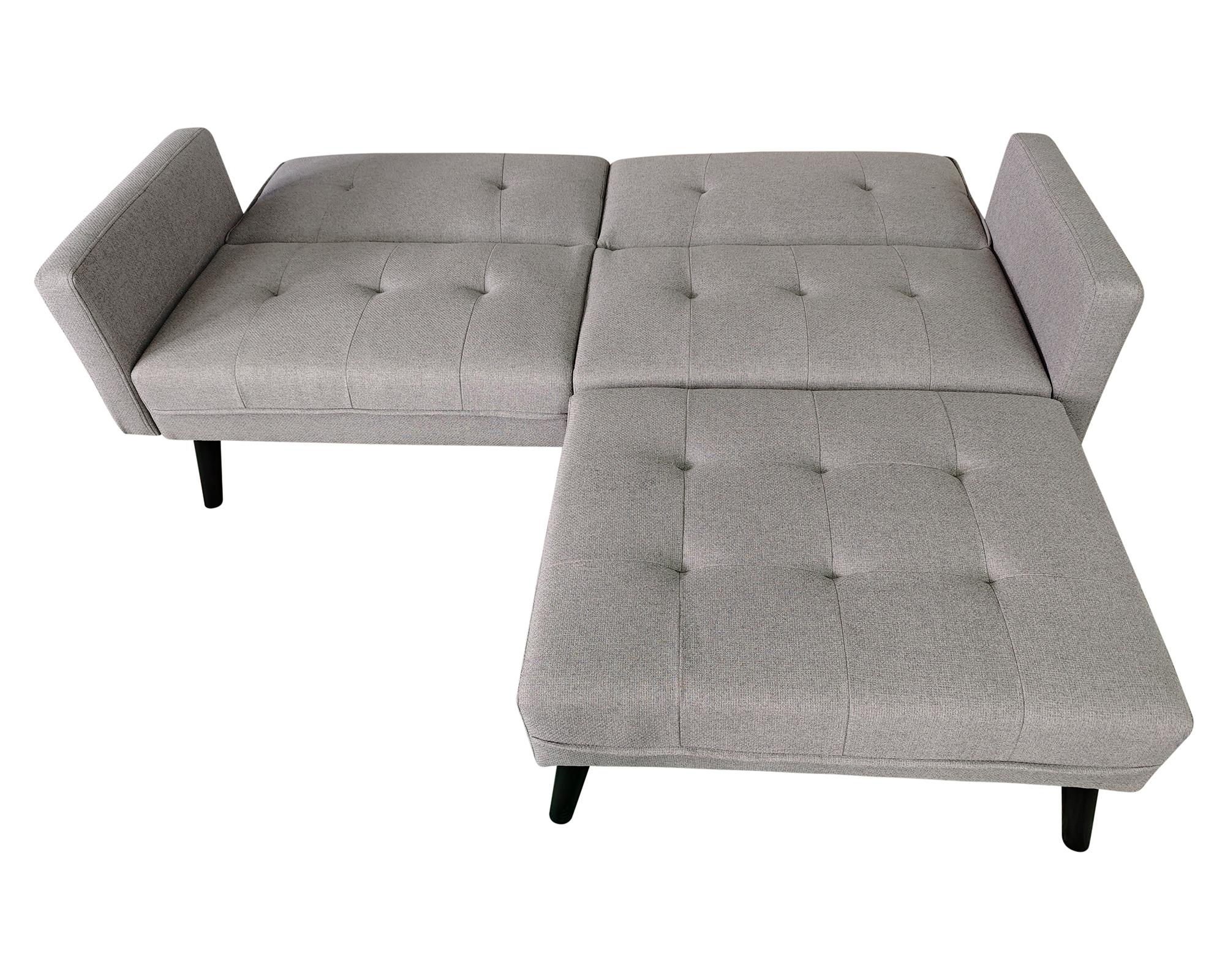 Sofá seccional Lucila gris-3