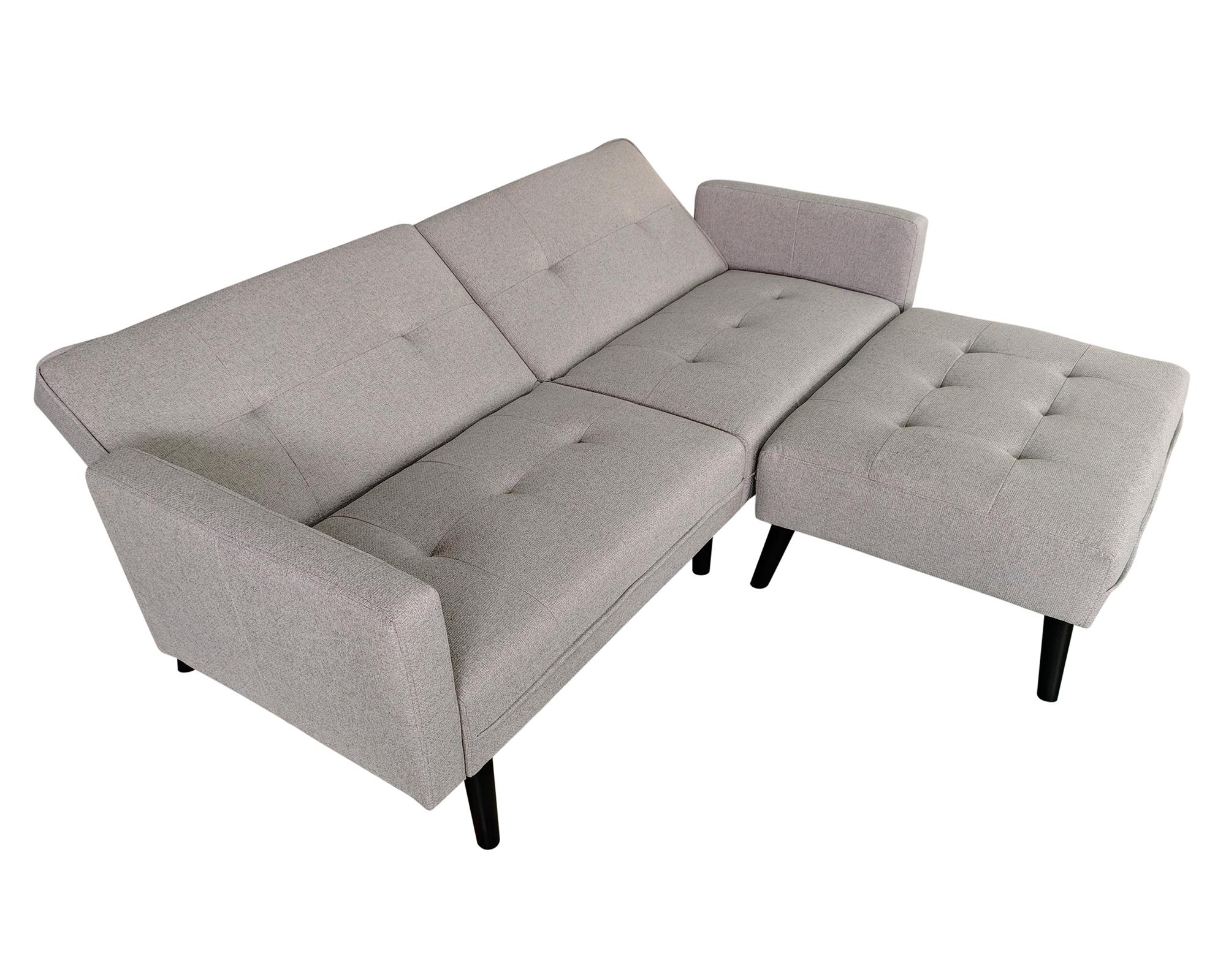 Sofá seccional Lucila gris-2