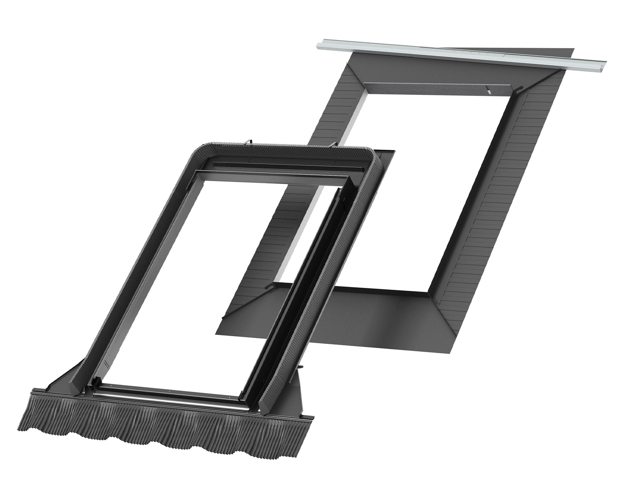 Cerco para techo ondulado EDW CK02 1000 aluminio 55x78 cm + BFX-0