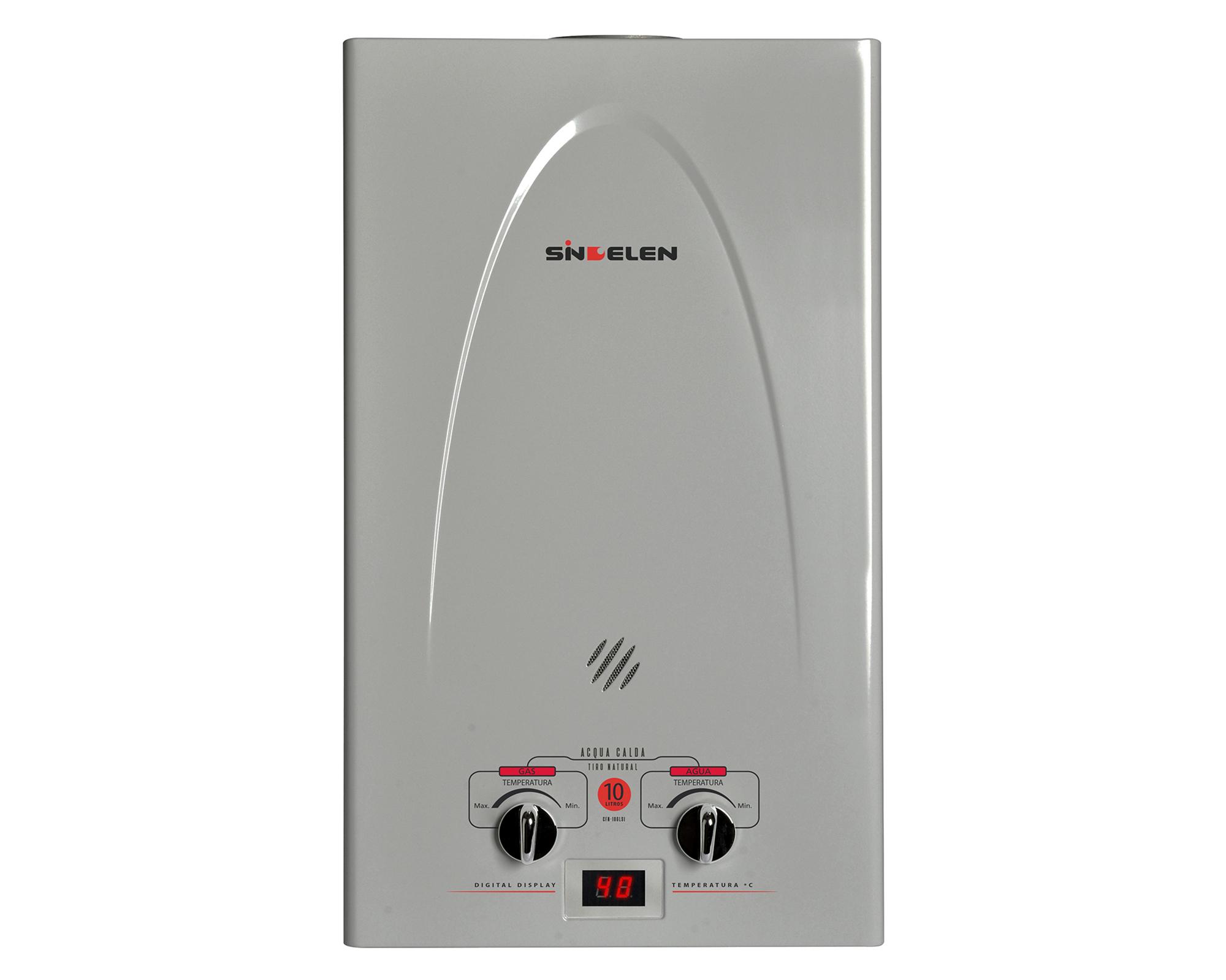 Calefont tiro natural 10 litros gas licuado tiro natural CFN-10GLSI-0