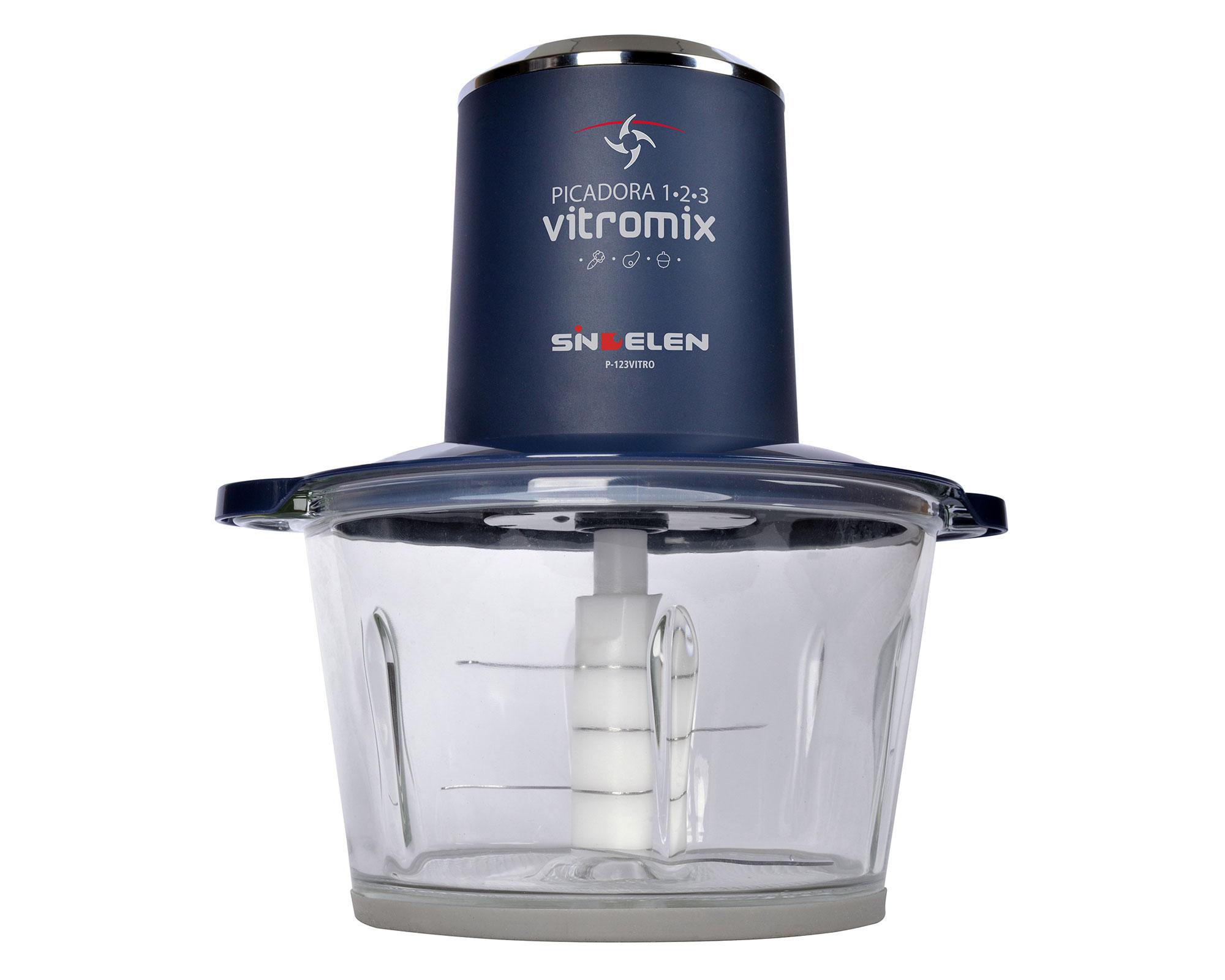 Picadora P-123VITRO azul 500W 1.5 lt-0