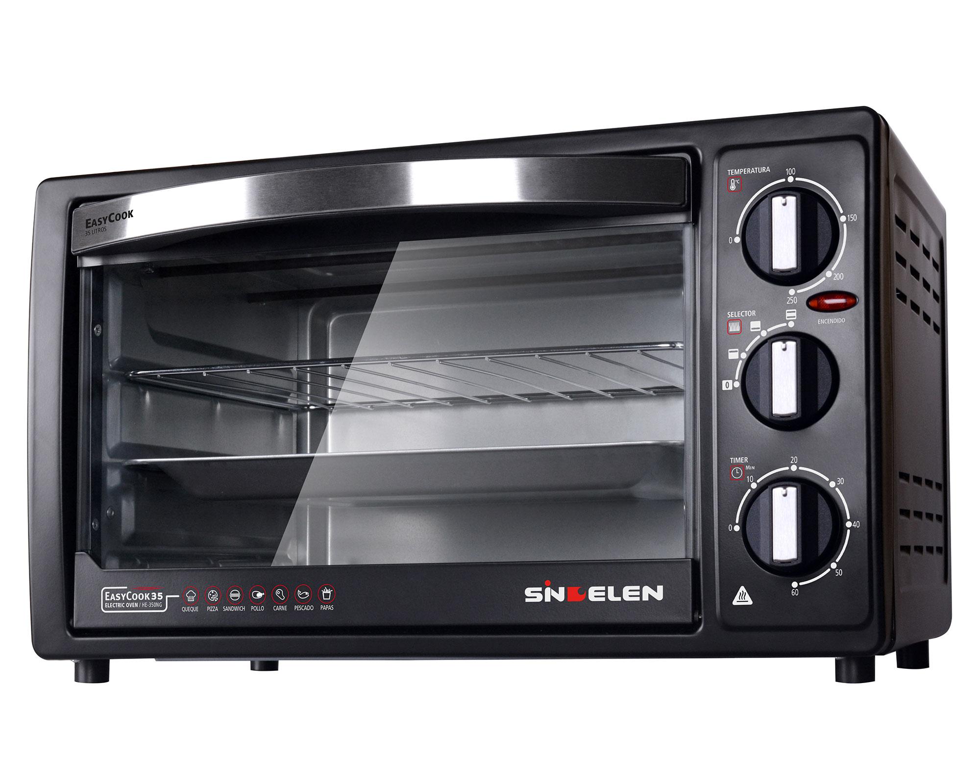 Horno eléctrico HE-350NG negro 35 lt-3