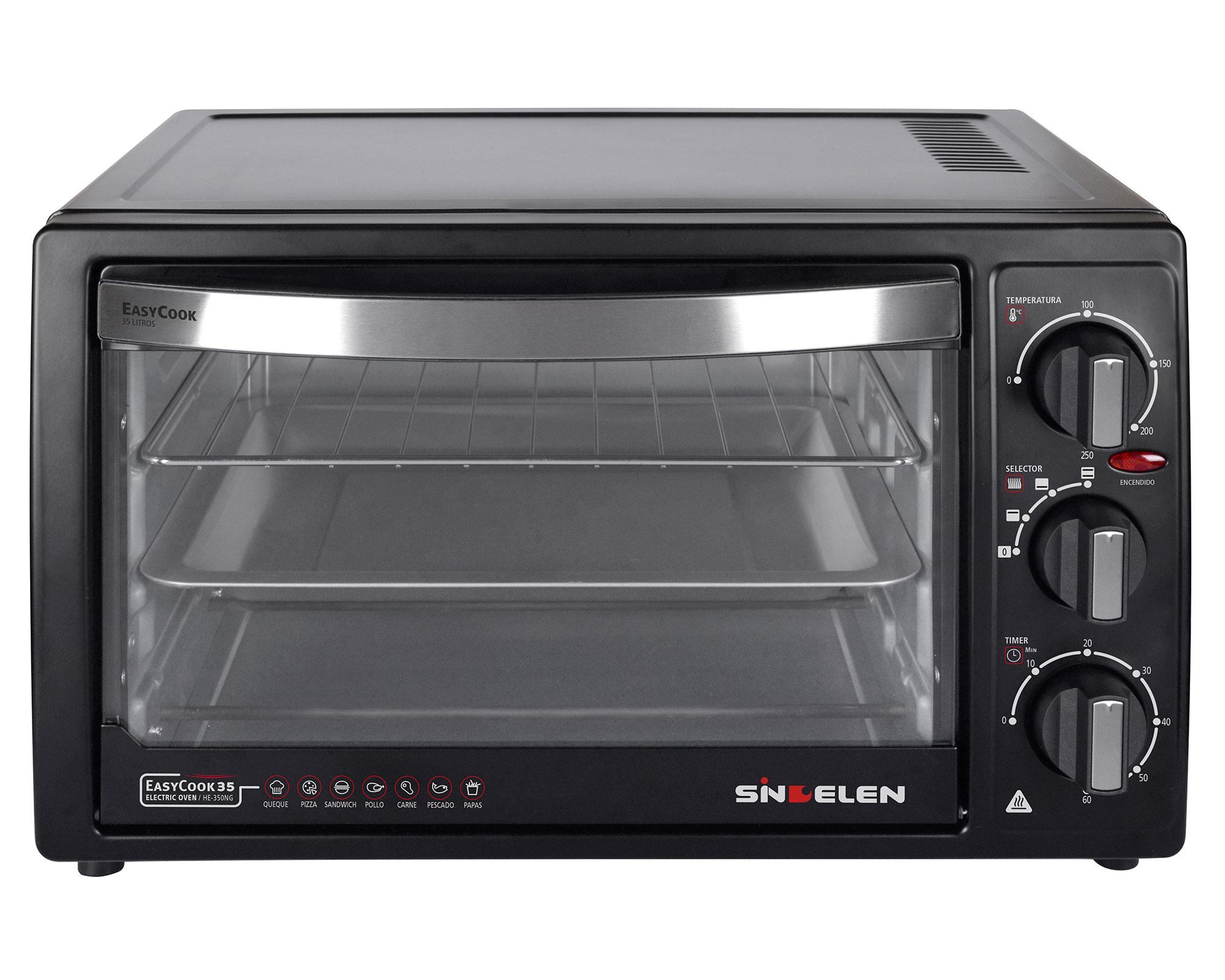 Horno eléctrico HE-350NG negro 35 lt-1
