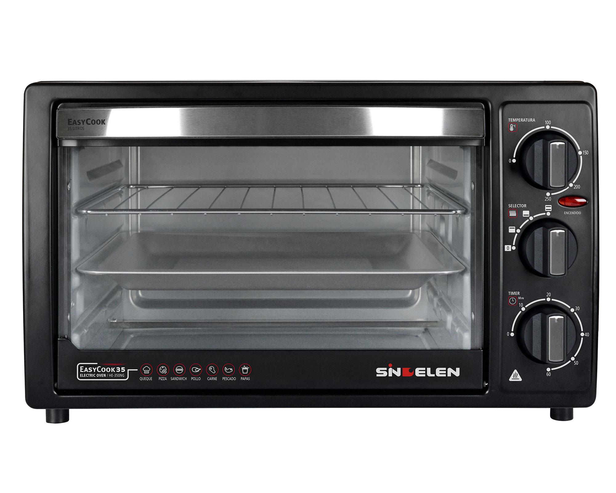 Horno eléctrico HE-350NG negro 35 lt-0