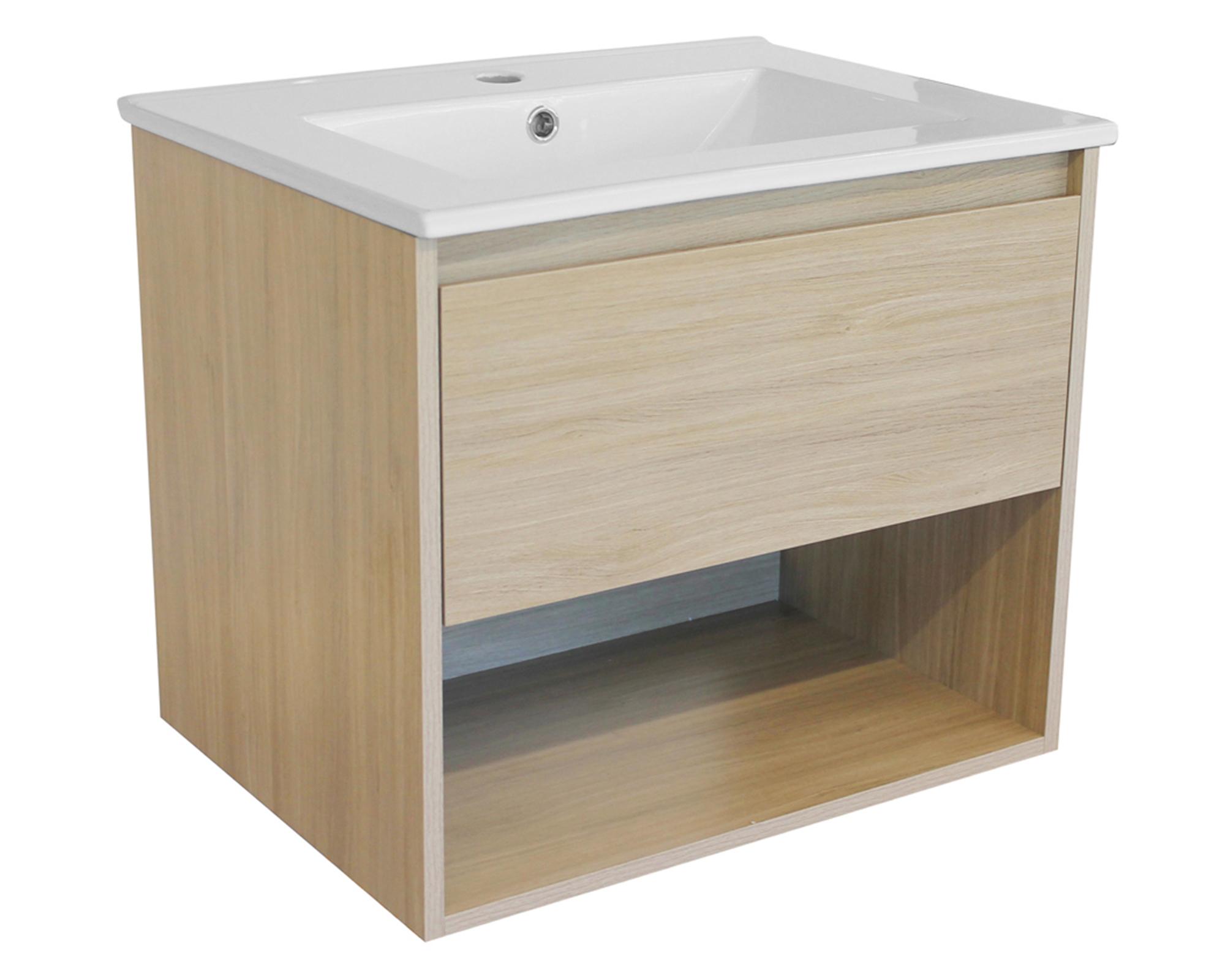Mueble vanitorio acacia + Pack baño deluxe-1