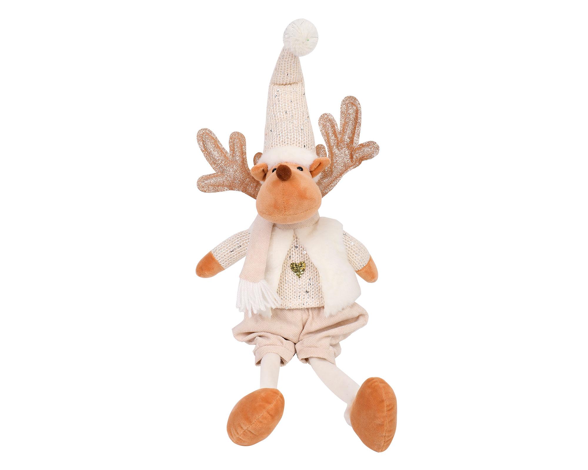 Figura decorativa Reno sentado 65 cm-0