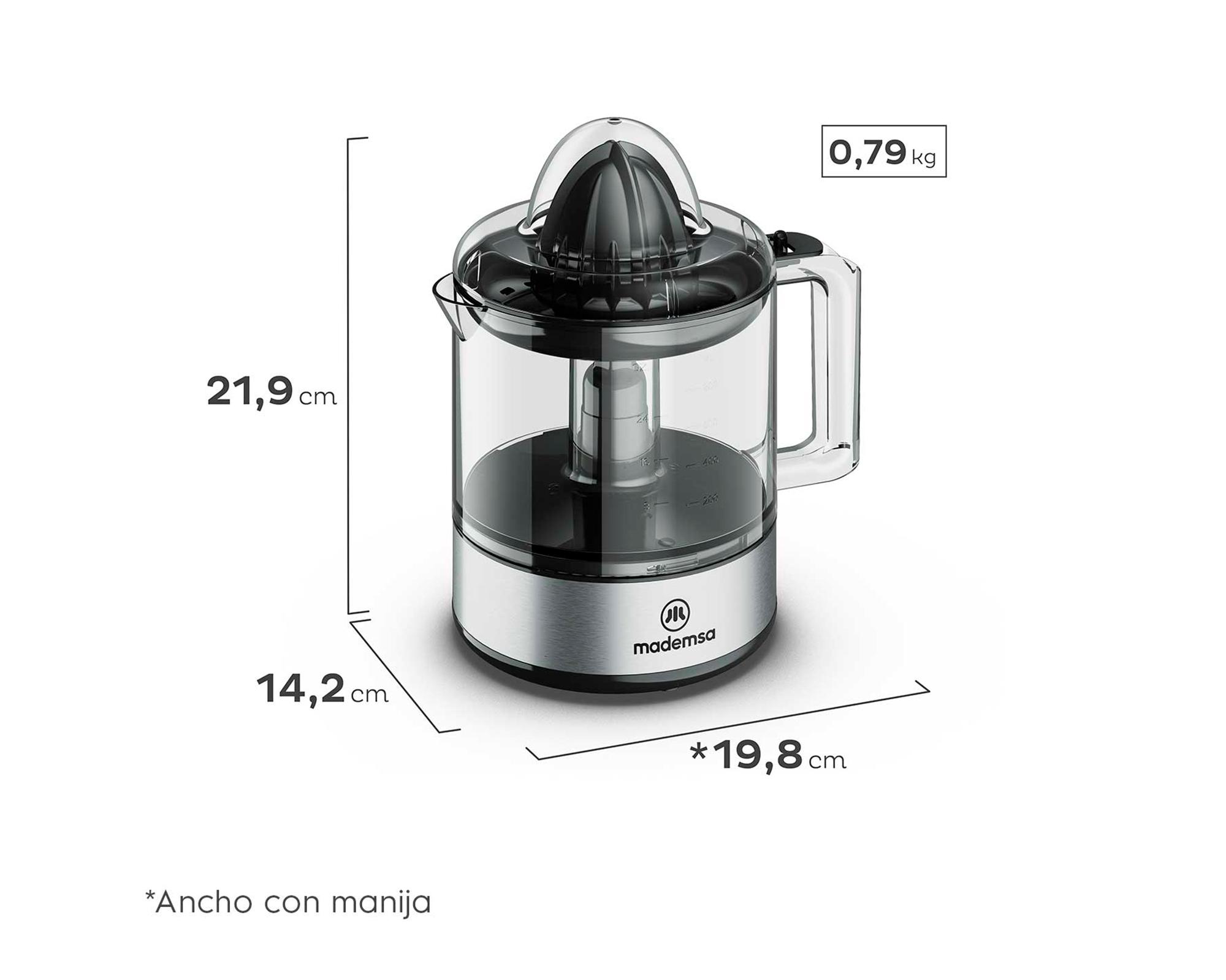 Exprimidor de cítricos 0.8 litros MJP10 gris-5