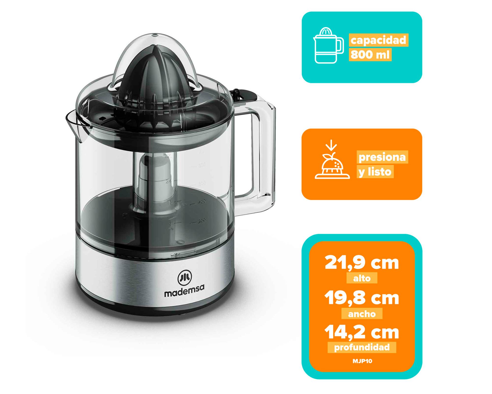 Exprimidor de cítricos 0.8 litros MJP10 gris-4