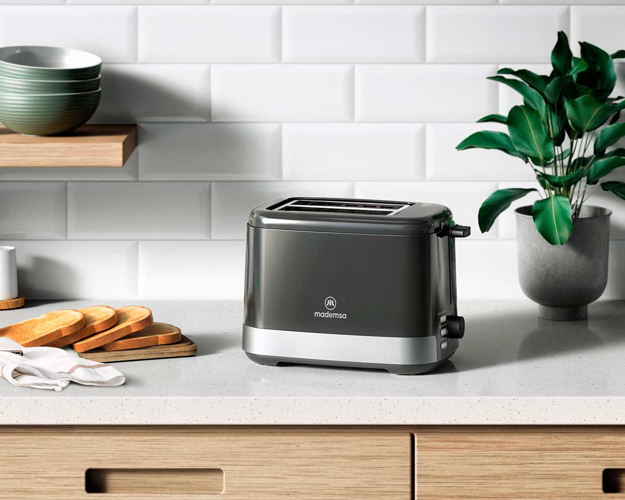 Tostador 2 panes 800W MTS10 negro-5