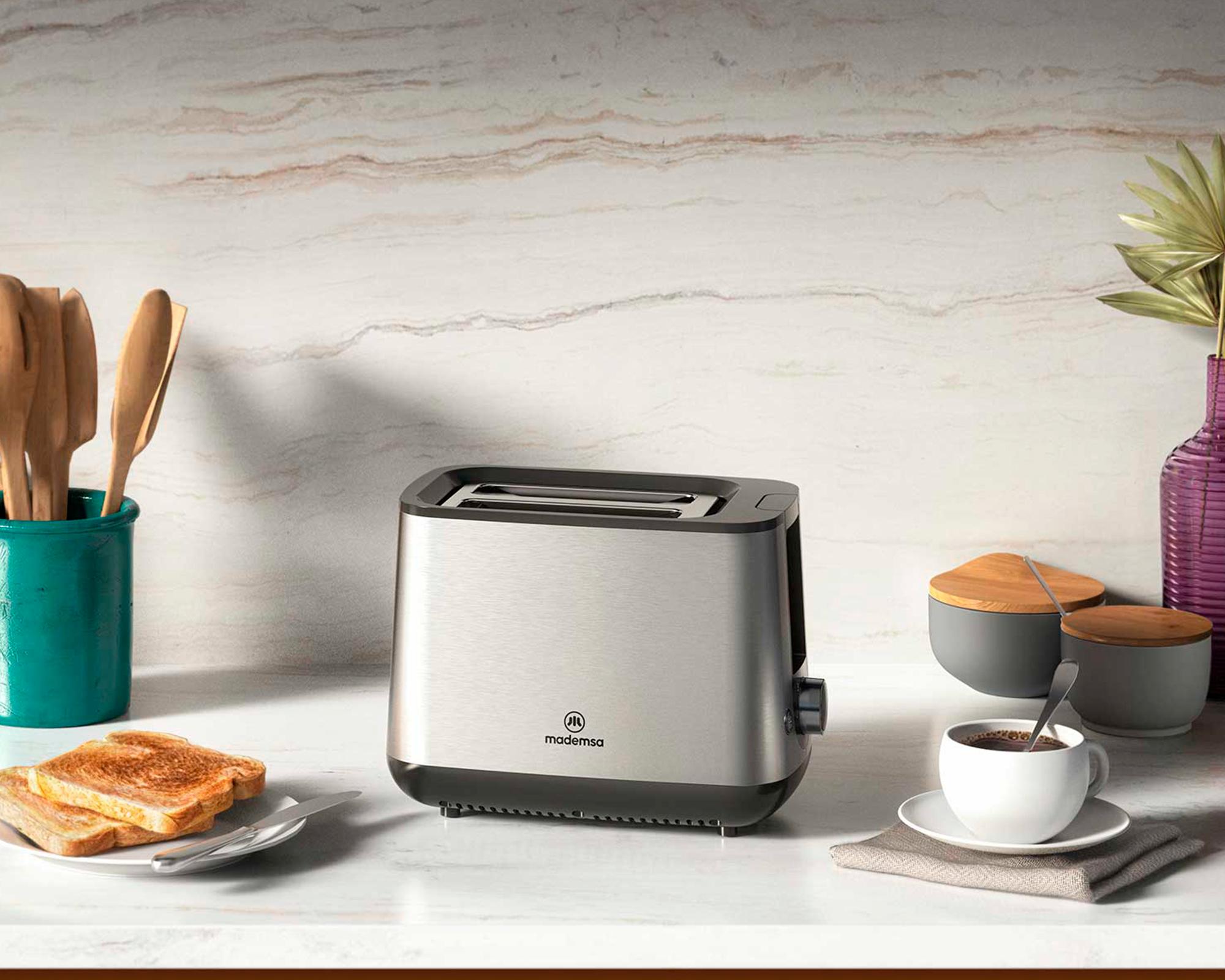 Tostador 2 panes 730W MTS25 gris-5