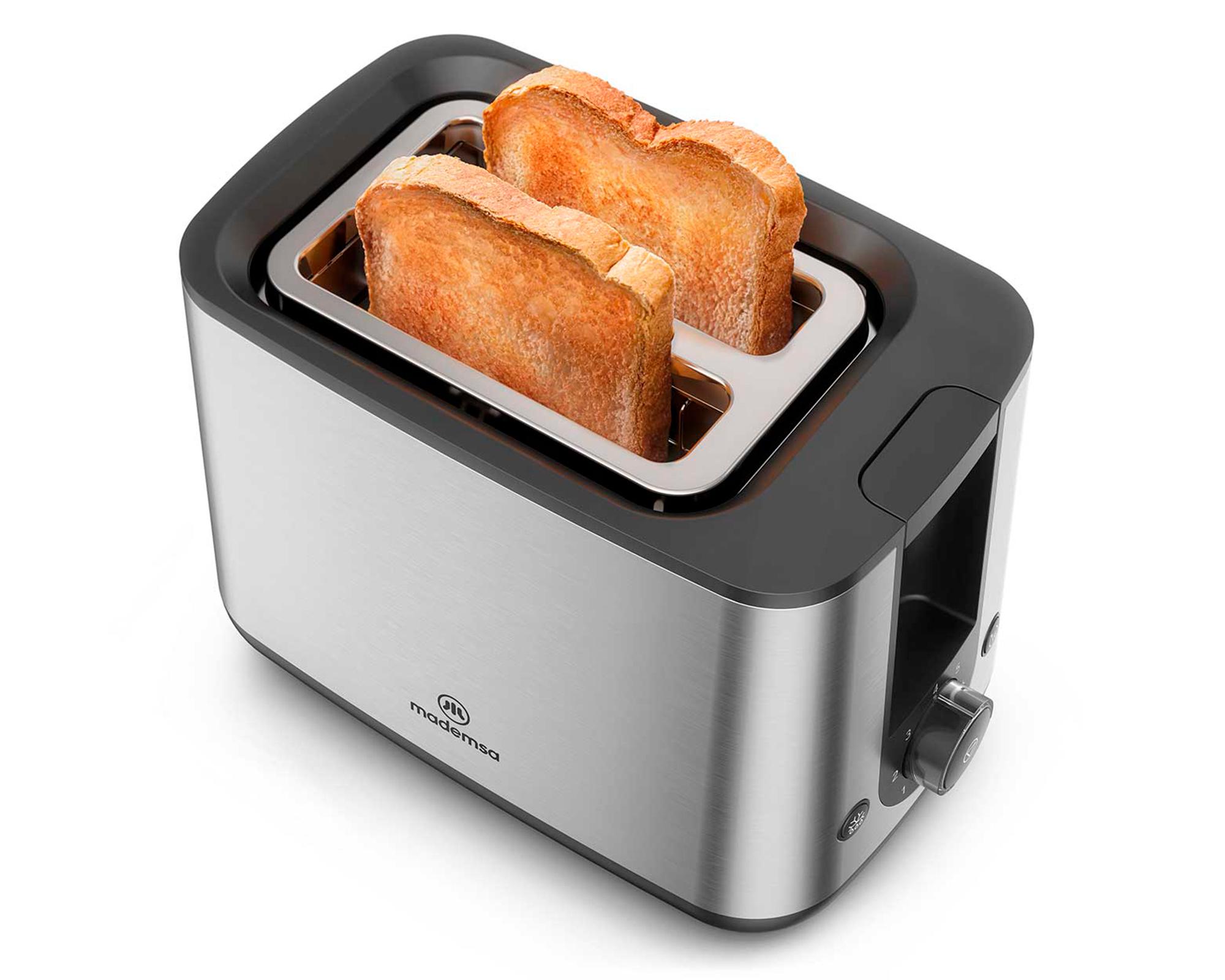 Tostador 2 panes 730W MTS25 gris-2