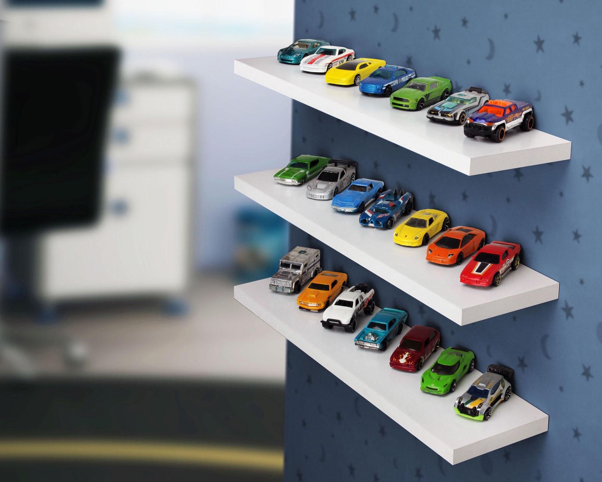 Pack 3 repisas Decorare blanco 1.5x40x10 cm-4