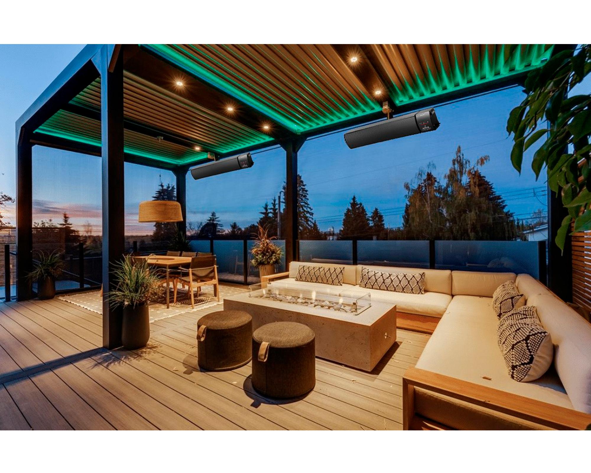 Calefactor eléctrico terraza UT Heat Pro 24 wifi 2400 W-3