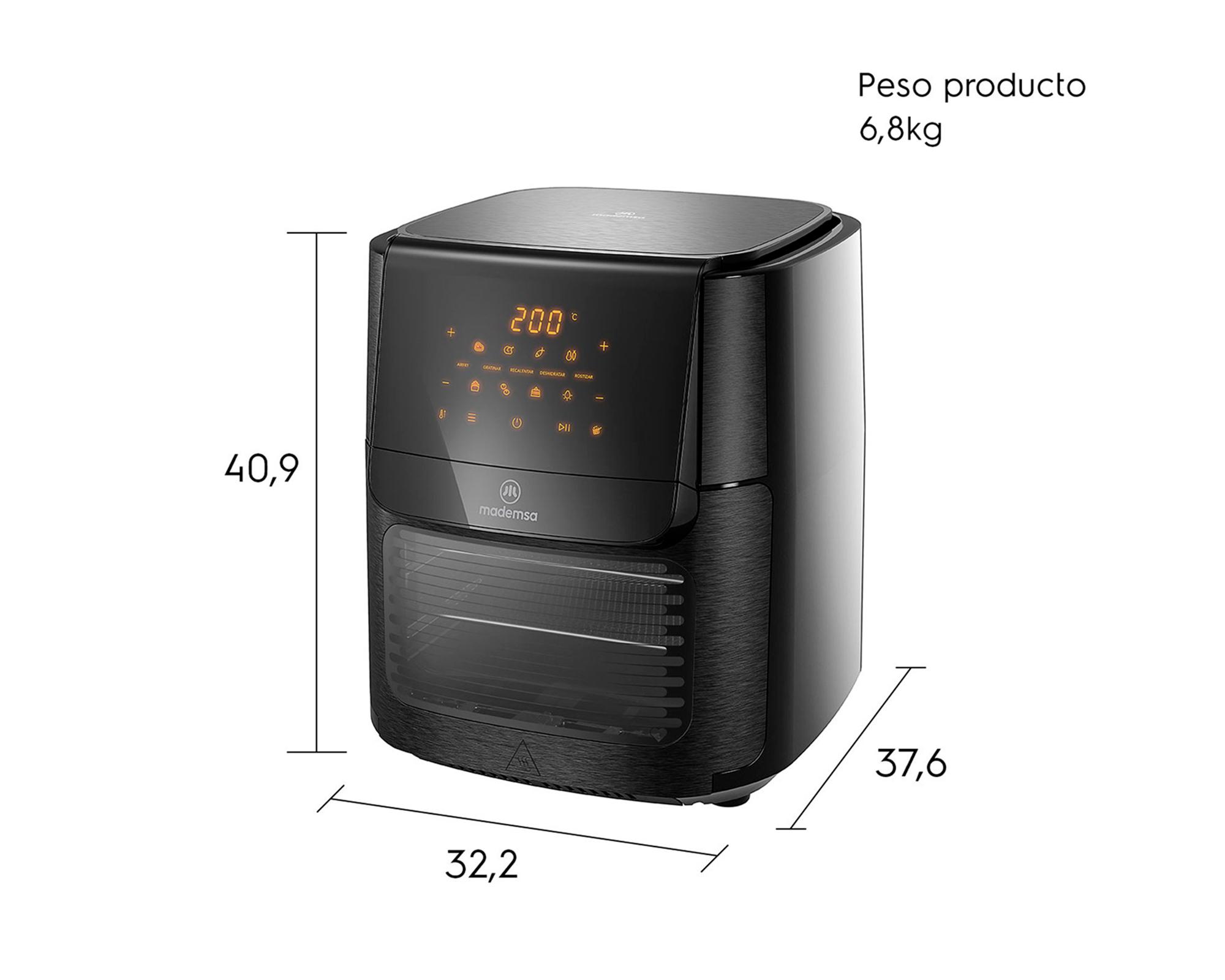 Freidora de aire MAF90 negro 1700W-6