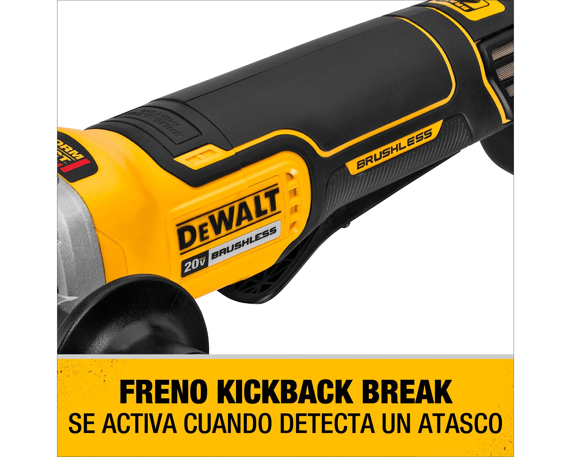Esmeril angular inalámbrico DCG413FB-B2 20V 125 mm sin batería-2