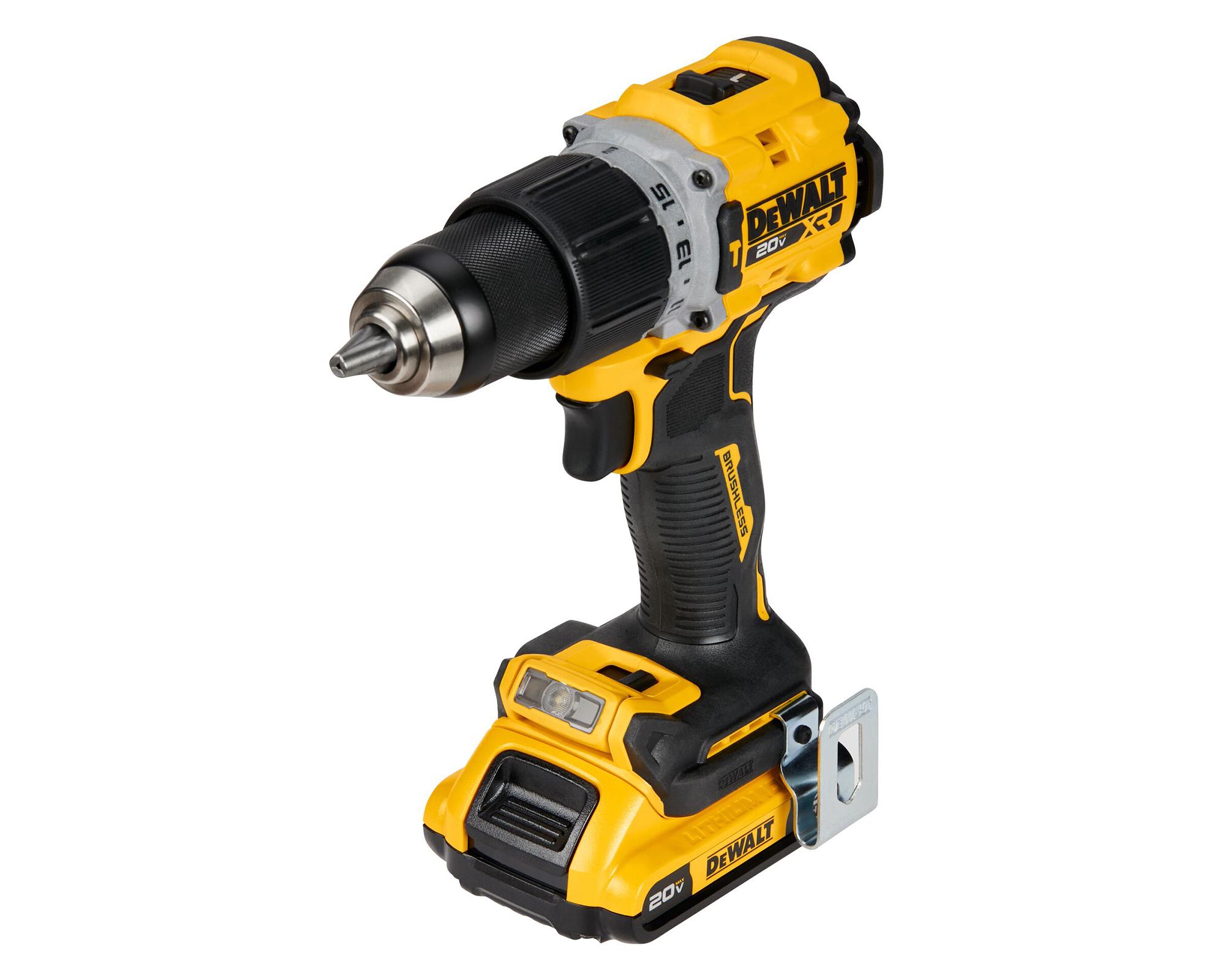 Kit taladro percutor DCD805D2-B2 20V 13 mm + 2 baterías 2.0 Ah + cargador + bolso-2