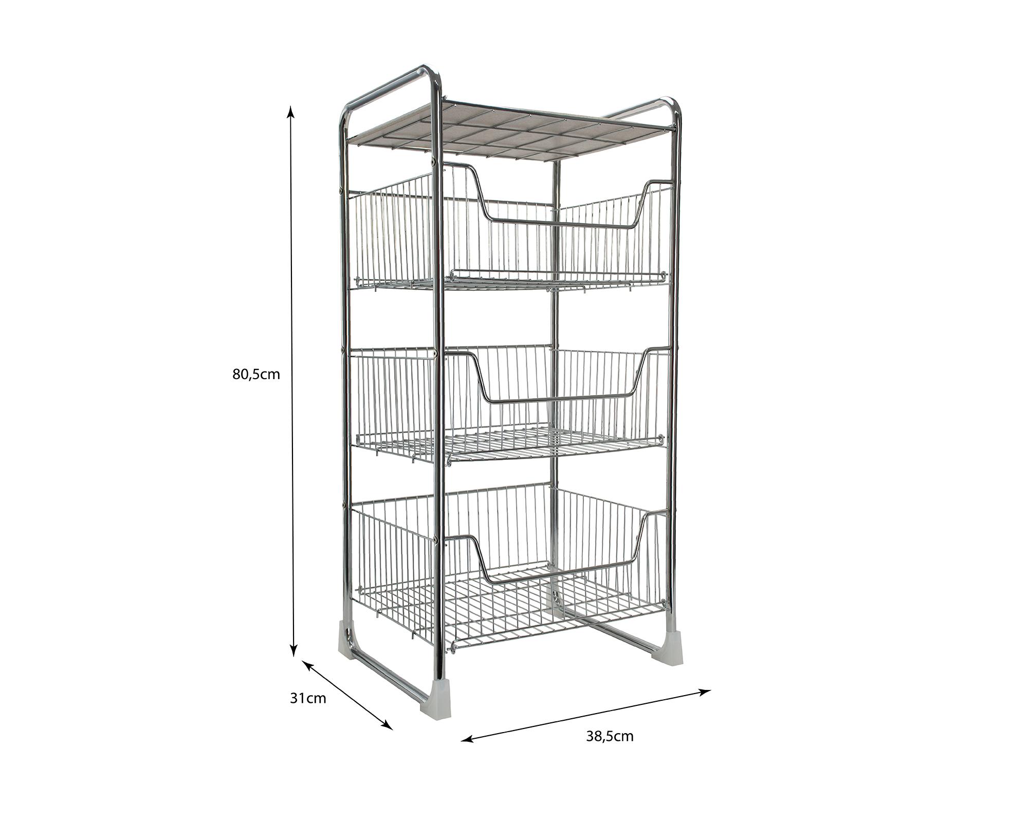 Organizador fruta Green 80.5x38.5x31 cm-3