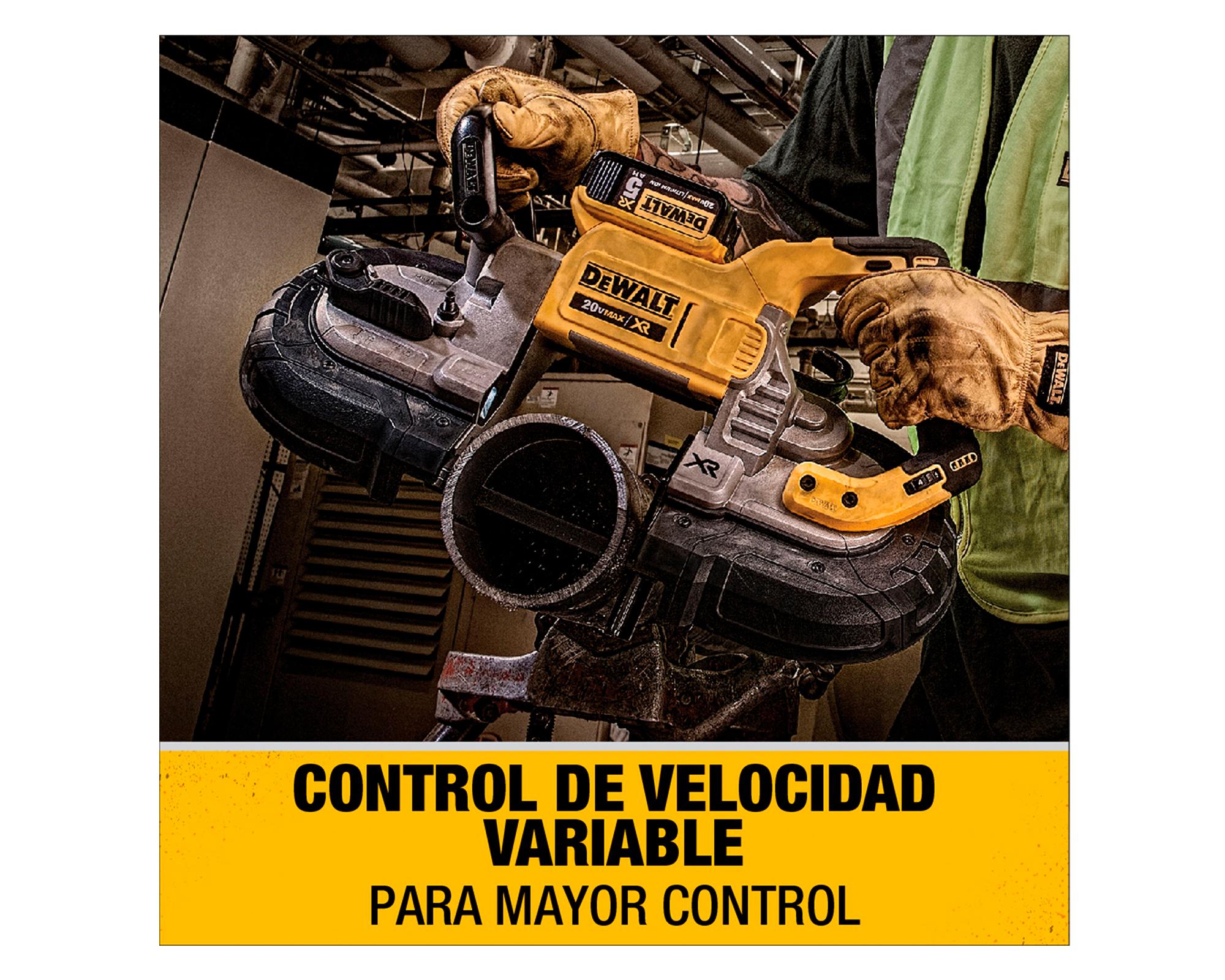 Sierra de banda DCS374B 20V 5"-3