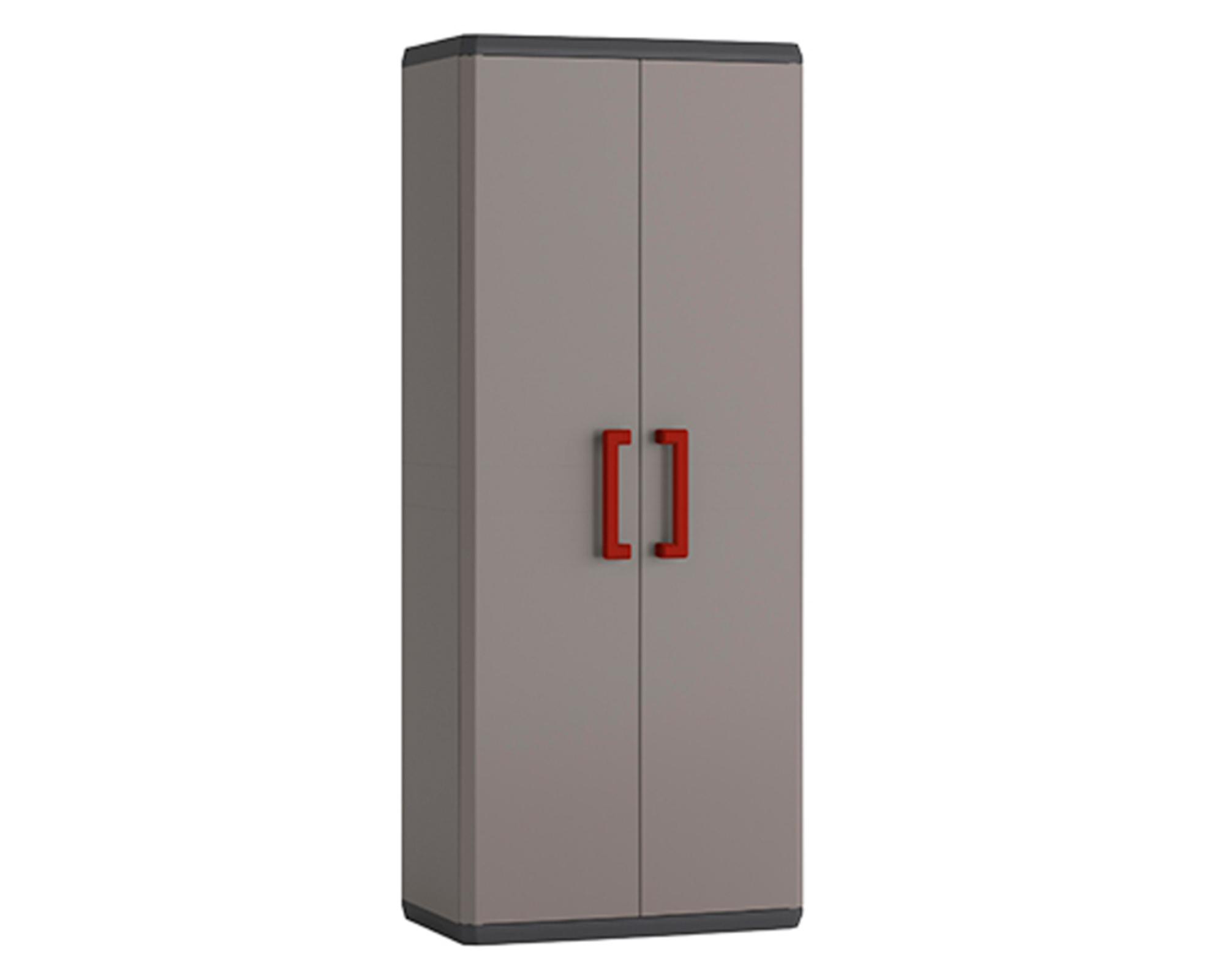 Estante organizador utility Quadra gris mate 166x68x39 cm-0