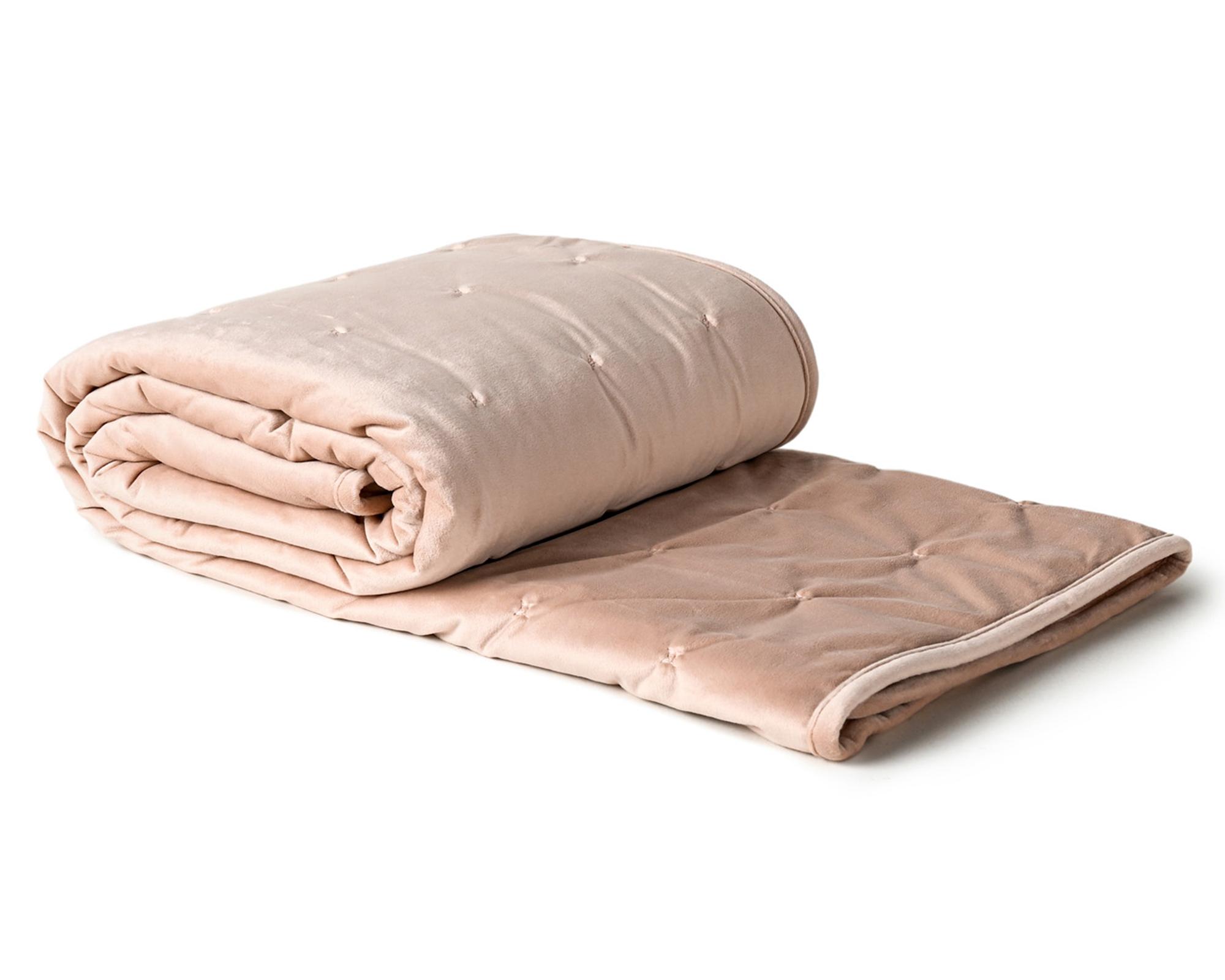 Piecera Velvet Capitone nude 100x220 cm-1