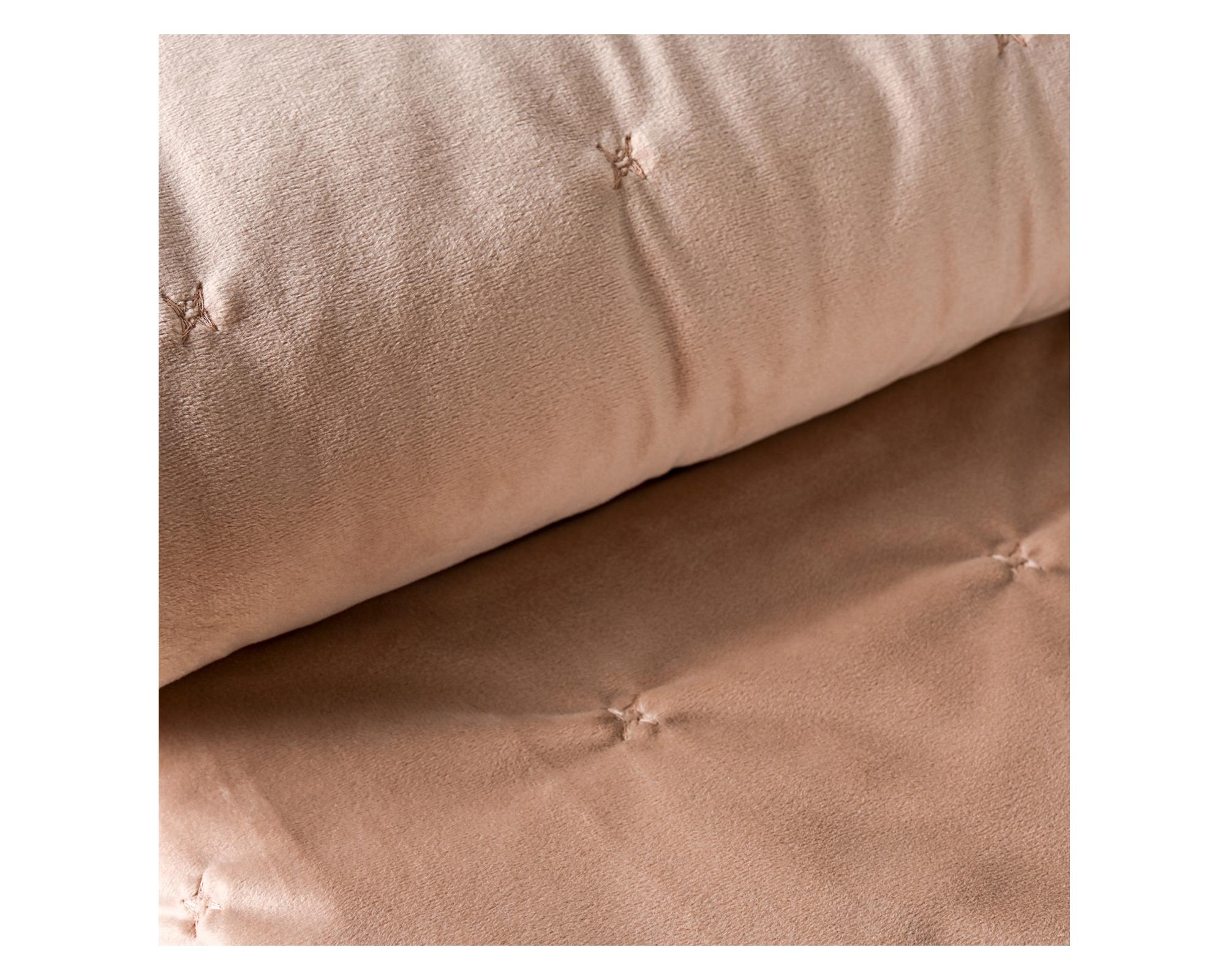 Piecera Velvet Capitone nude 100x220 cm-2