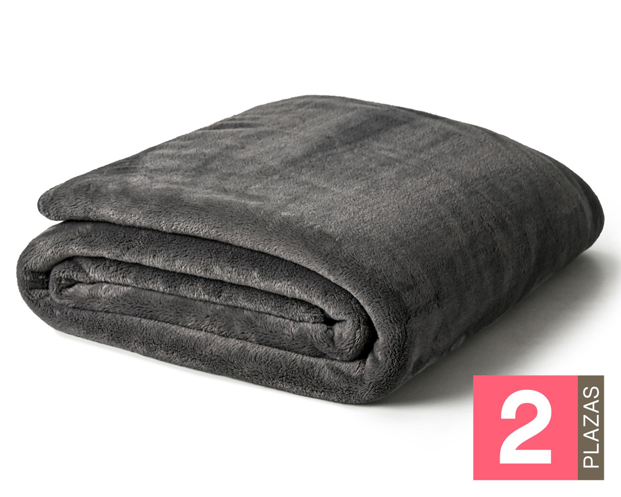 Frazada Cloud acero 2 plazas-0