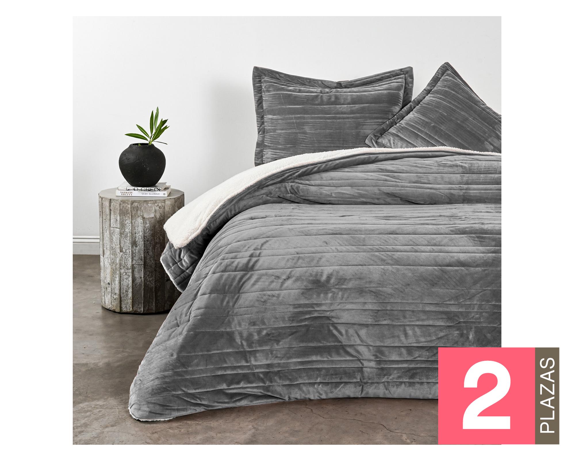 Plumón Cemento gris 2 plazas-0