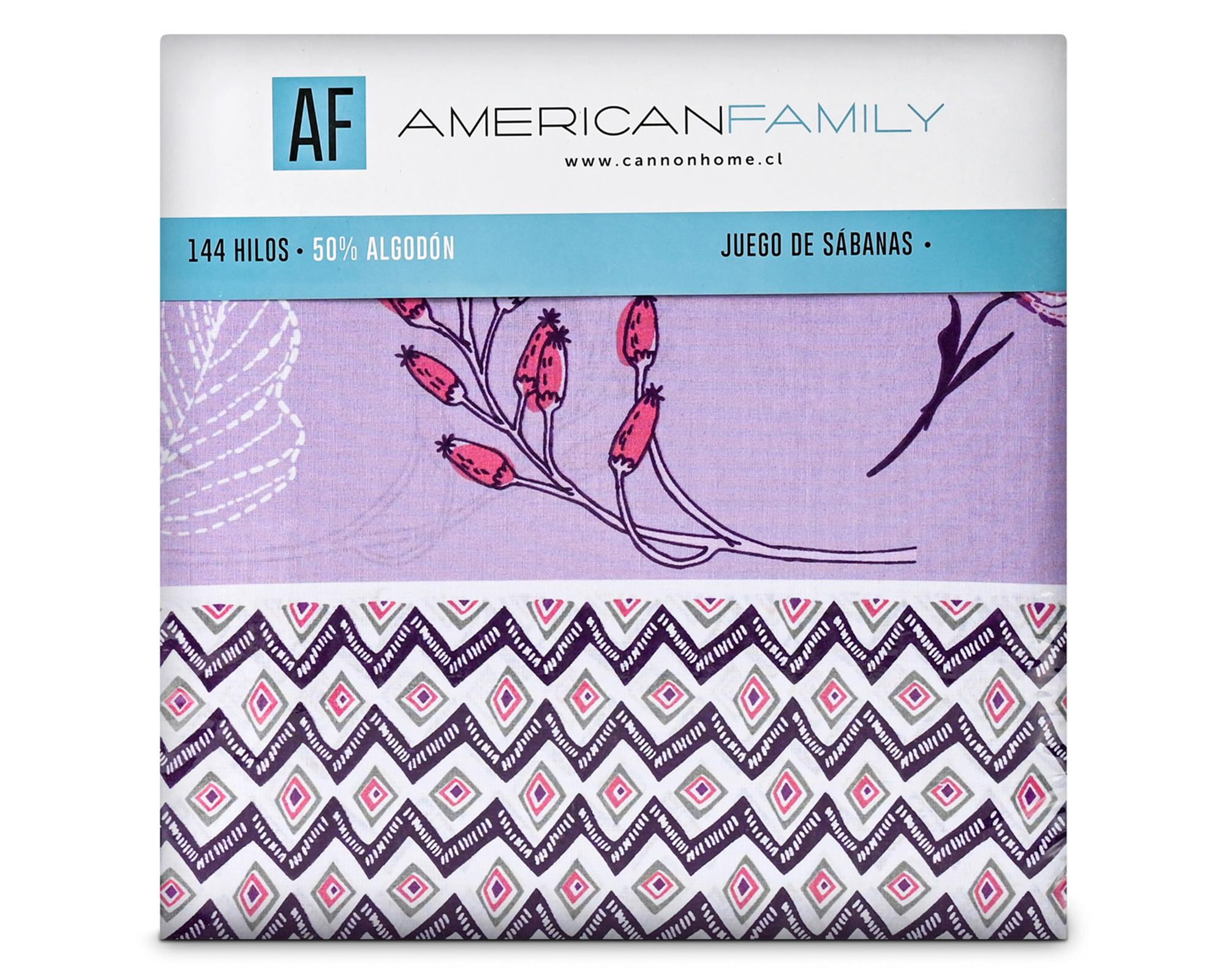 Sábanas 2 plazas 144 hilos Sunlit estampada-2