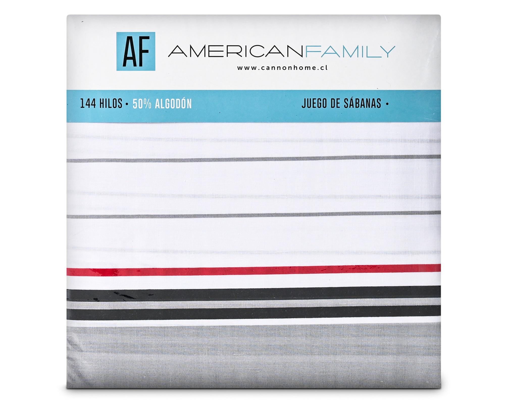 Sábanas 1.5 plazas 144 hilos Altair estampada-2