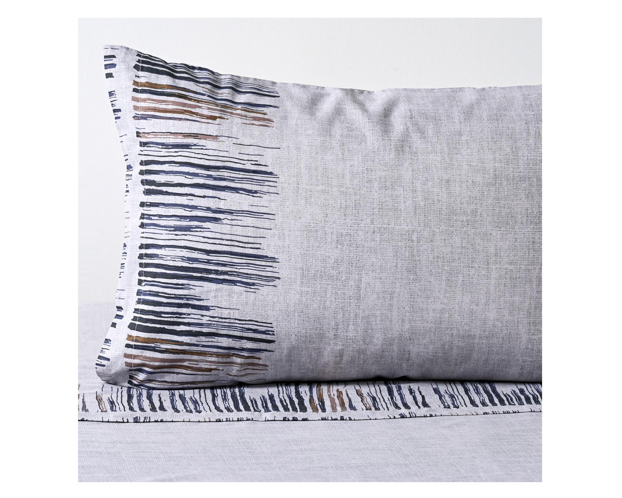 Sábanas 1.5 plazas 144 hilos Bluestone estampada-1