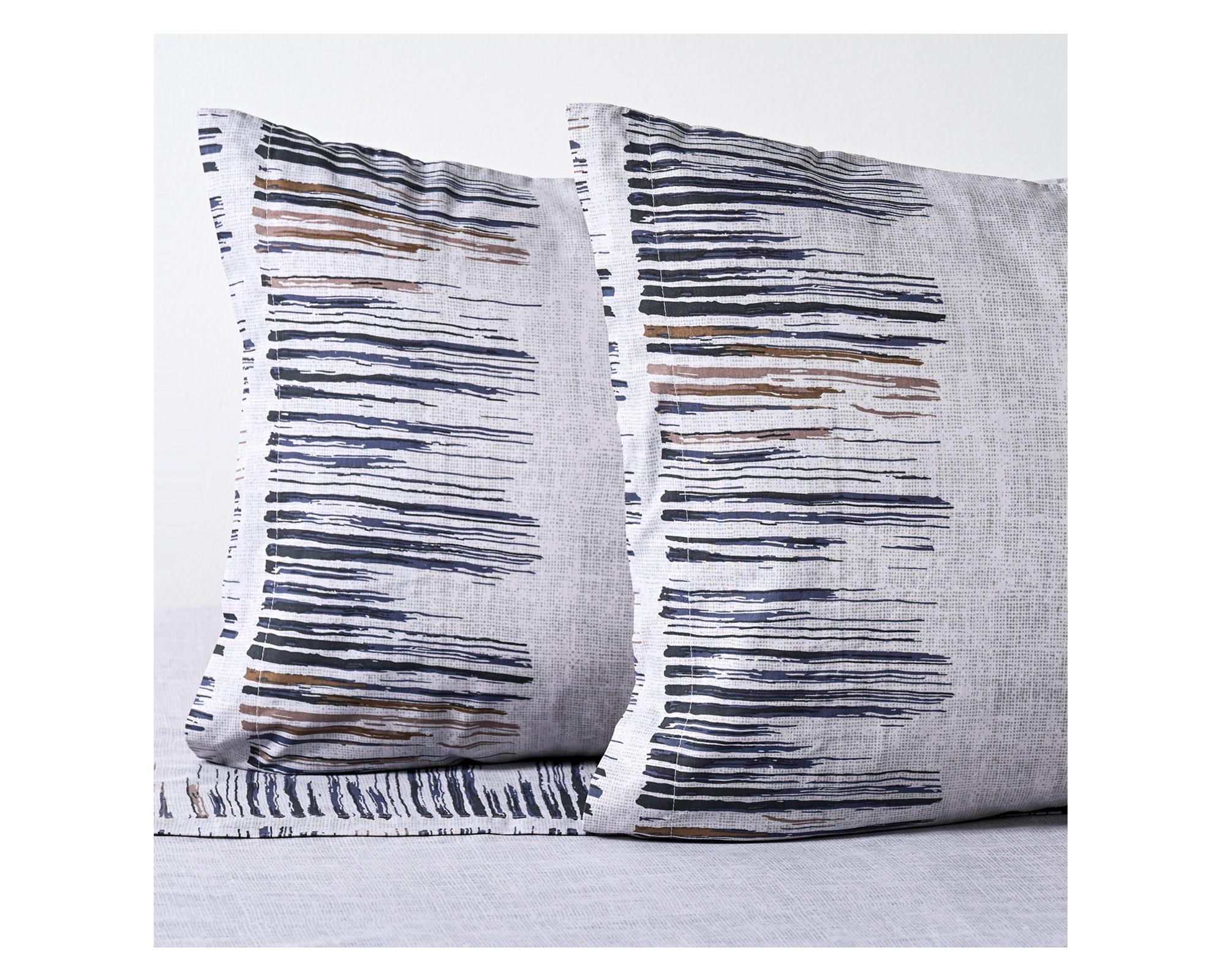 Sábanas 2 plazas 144 hilos Bluestone estampada-1