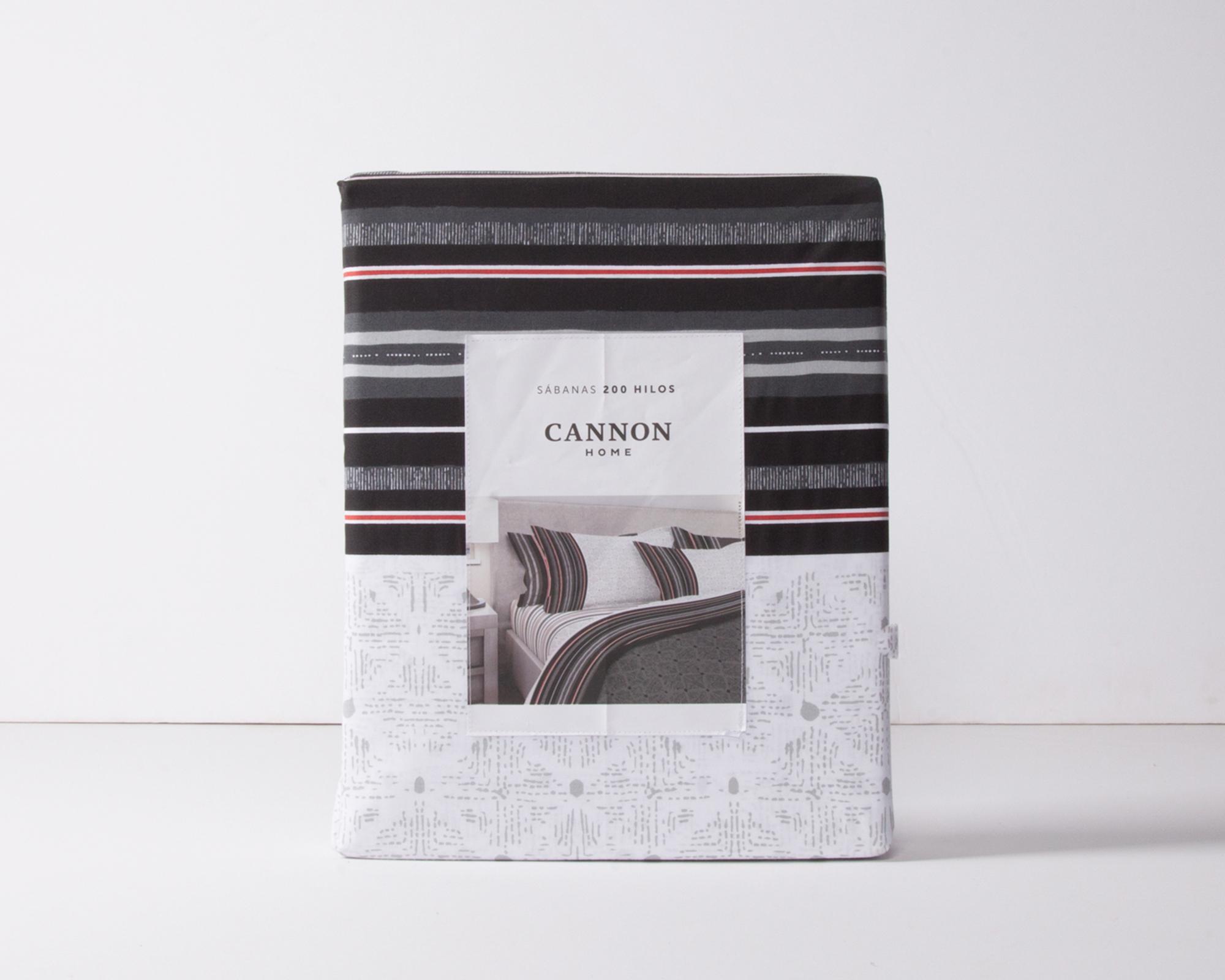 Sábanas 1.5 plazas 200 hilos Ground blanco-2