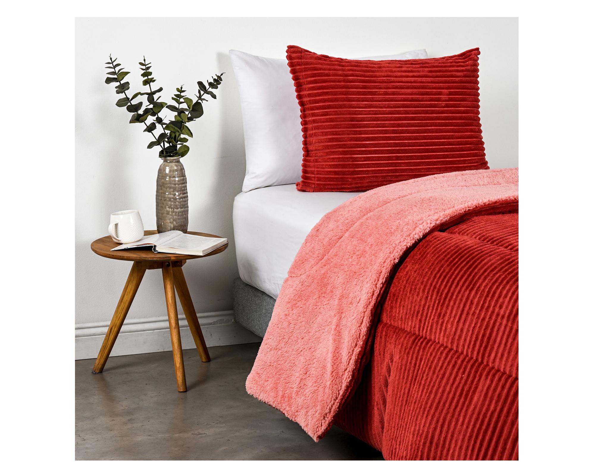 Plumón sherpa coral 1.5 plazas-1