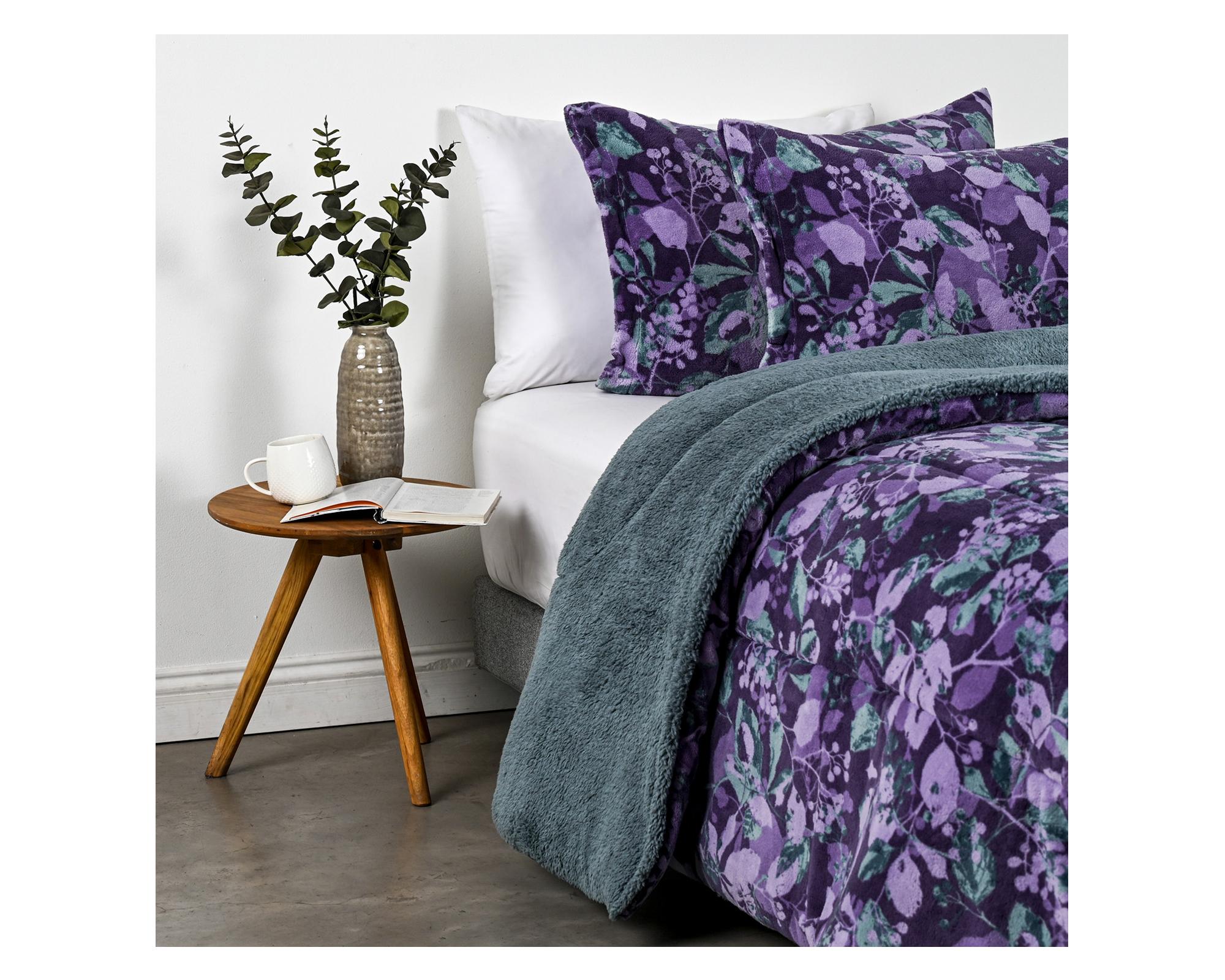 Plumón Iris morado 2 plazas-1