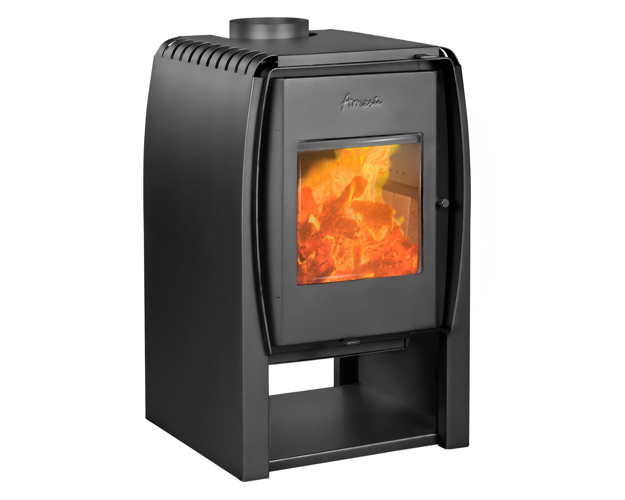 Estufa a leña Nordic 360 9 kW + kit Plus 6"-2