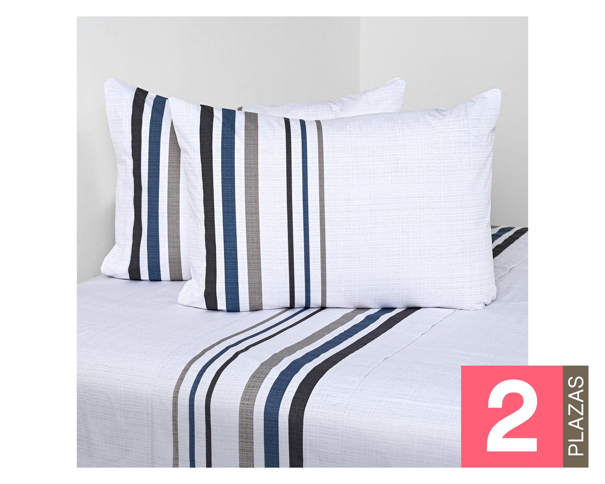 Juego sábanas 2 plazas 200H Stone diseño-0