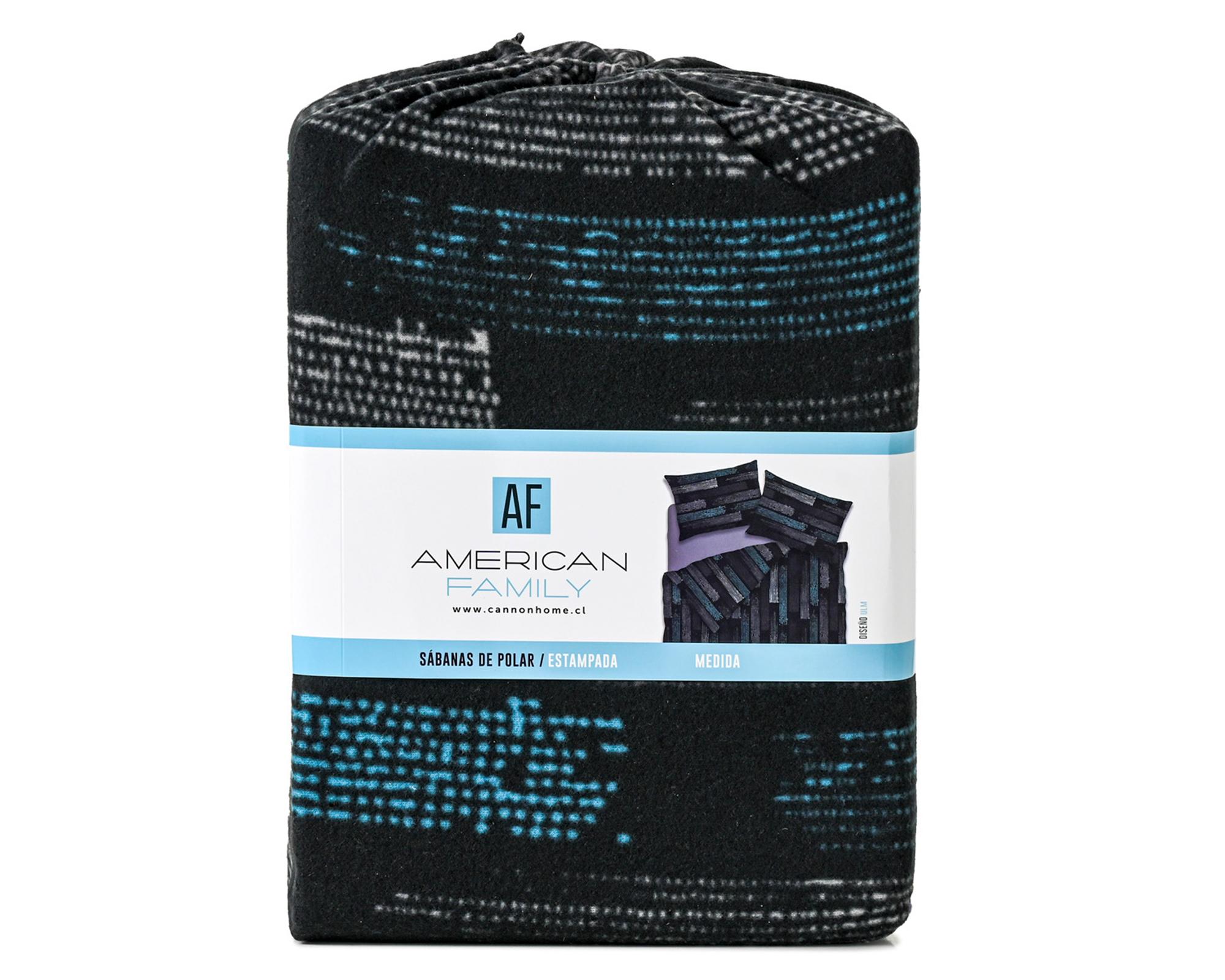 Sábanas polar 1.5 Plazas Ulm estampada-2