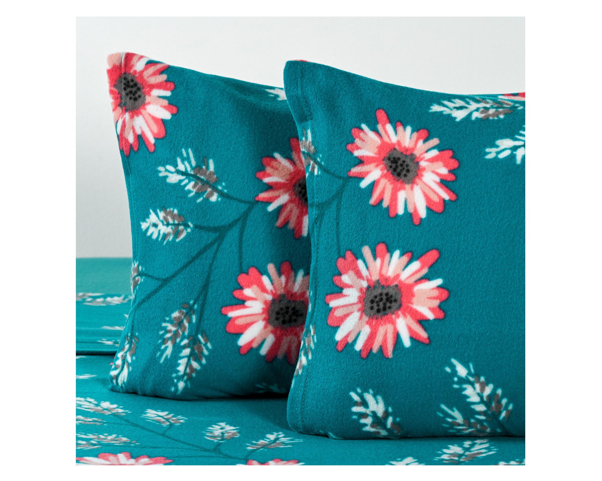 Sábanas King  Neva turquesa-1