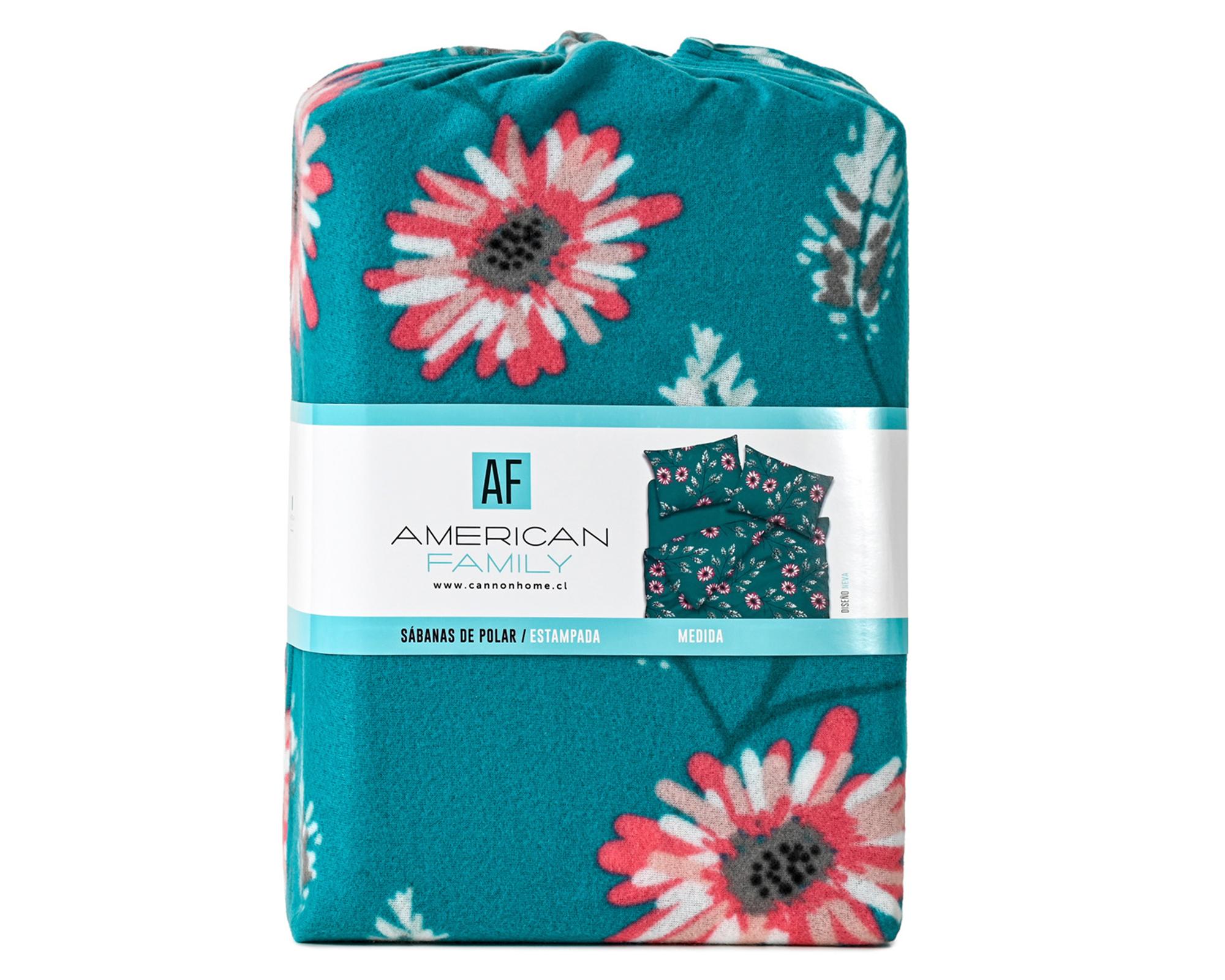 Sábanas King  Neva turquesa-2