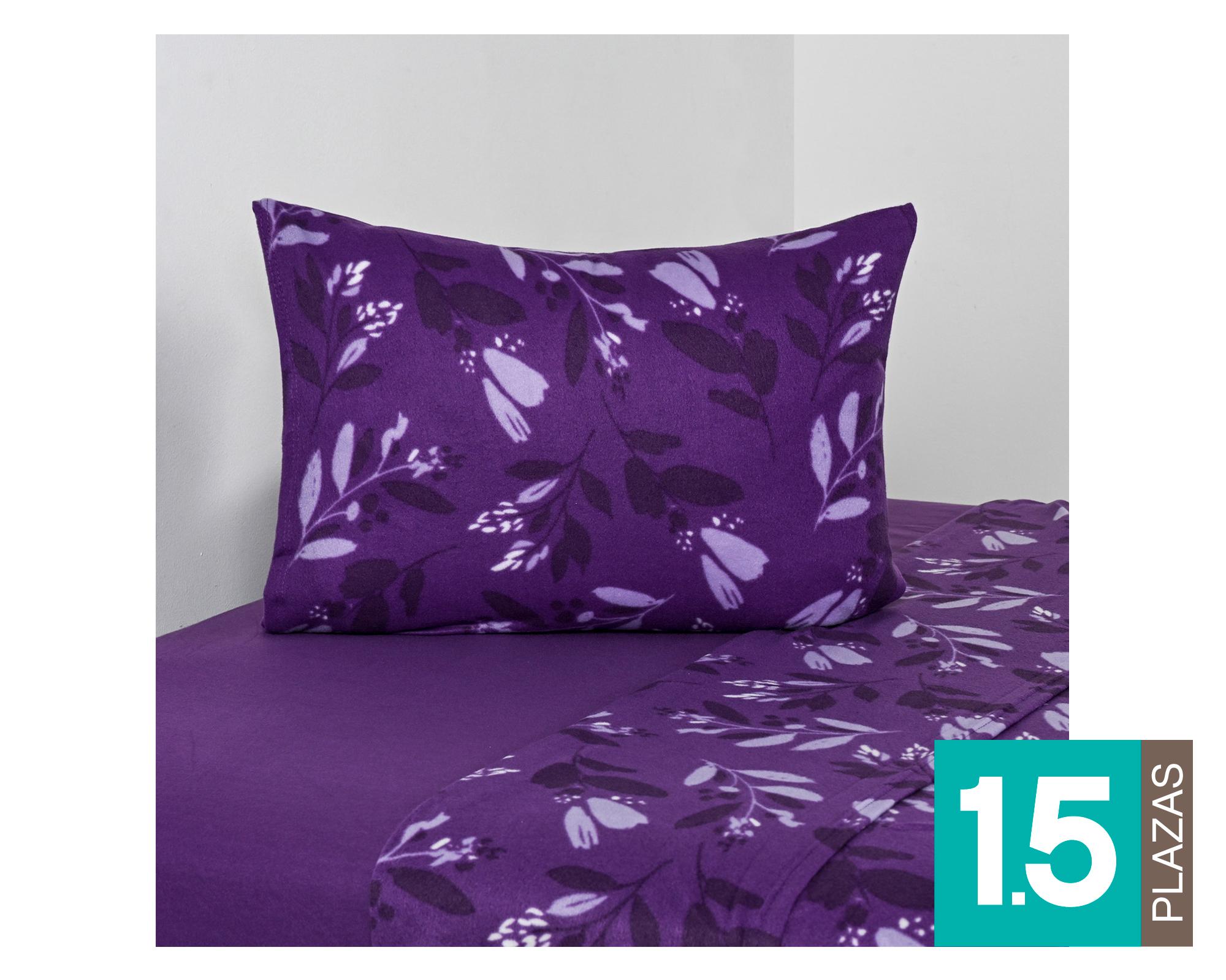 Sábanas polar 1.5 Plazas Bernet estampada-0