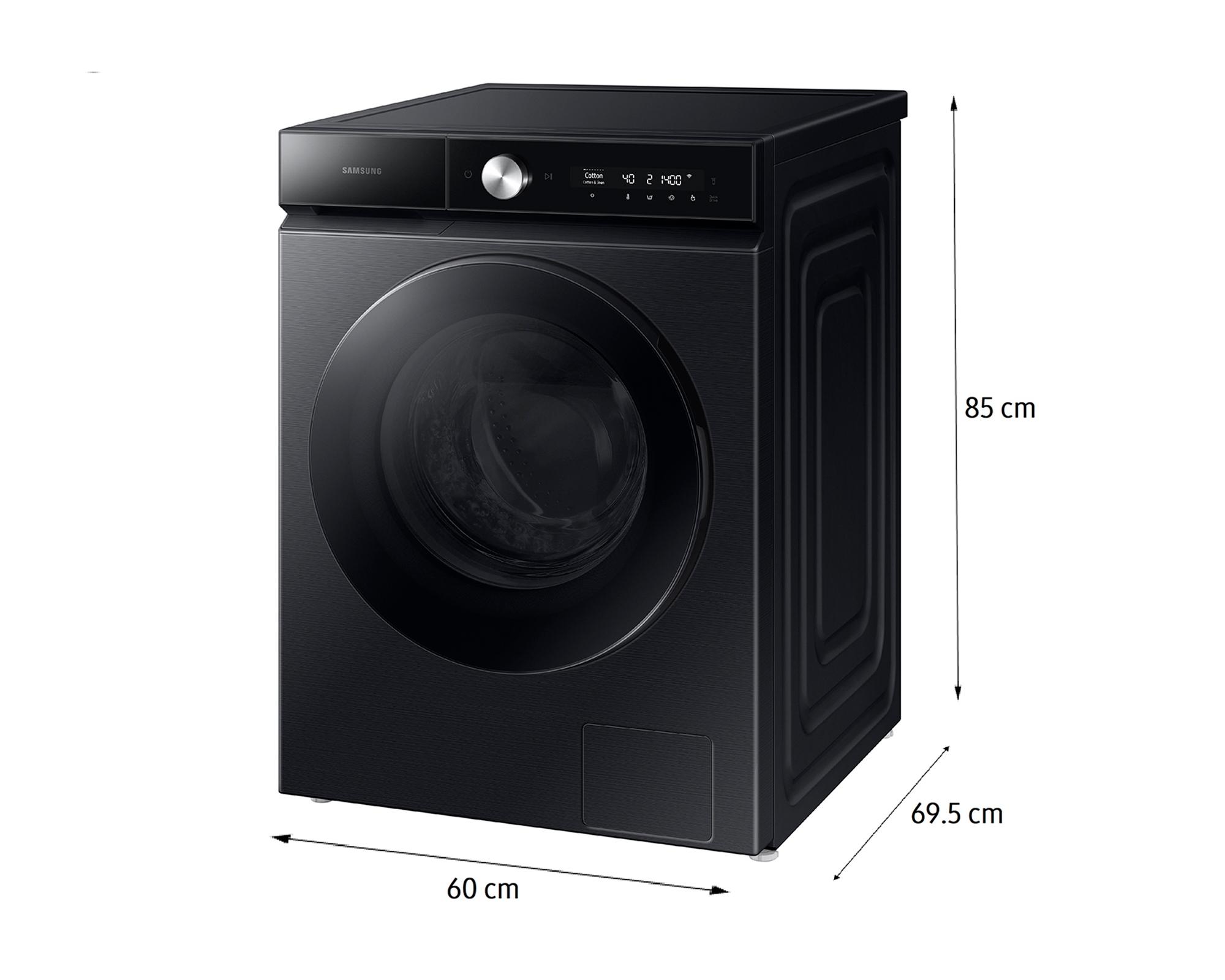 Lavadora secadora WD14BB904DGB/ZS carga frontal 14/9 kg negro-3