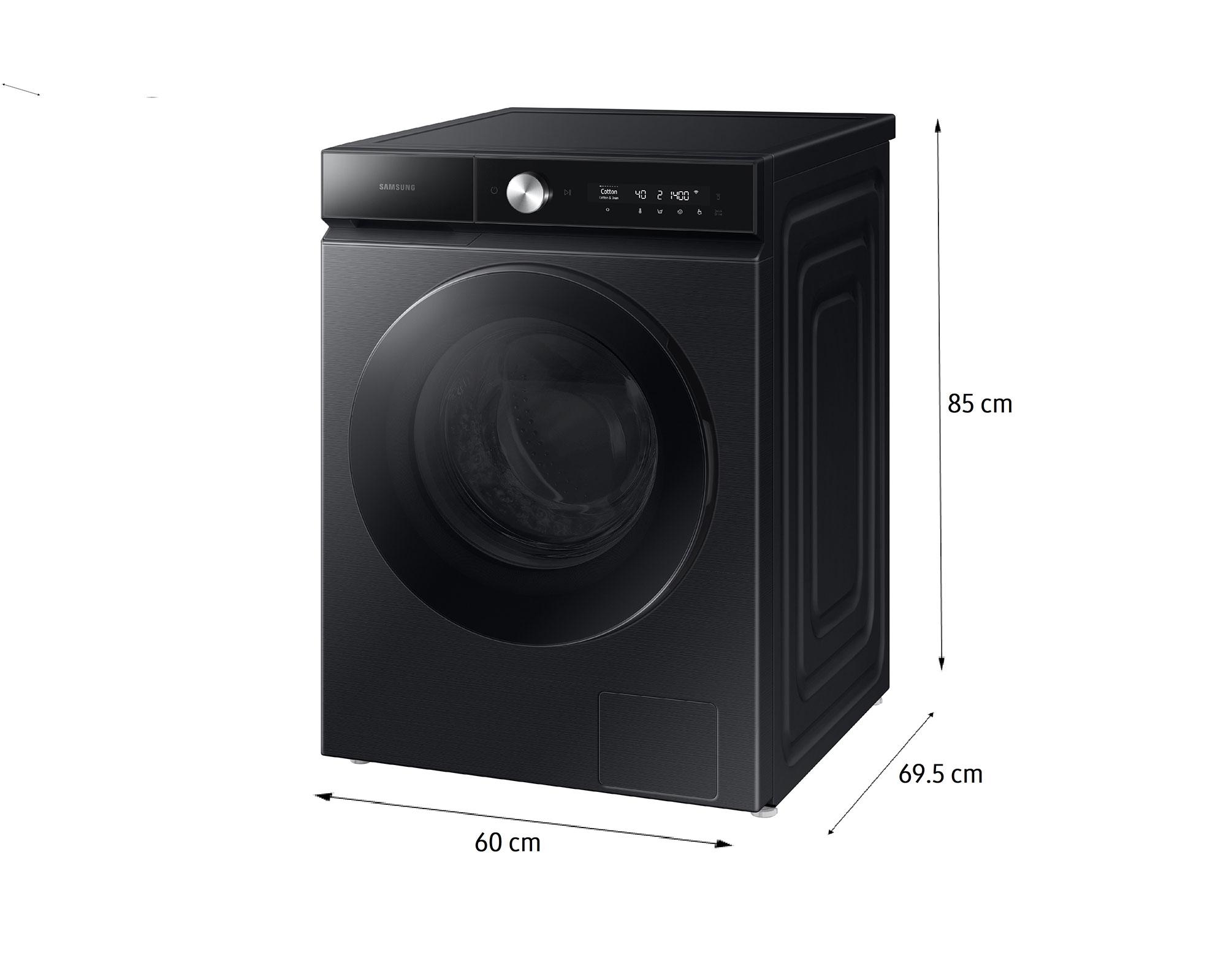 Lavadora secadora WD14BB904DGB/ZS carga frontal 14/9 kg negro-5
