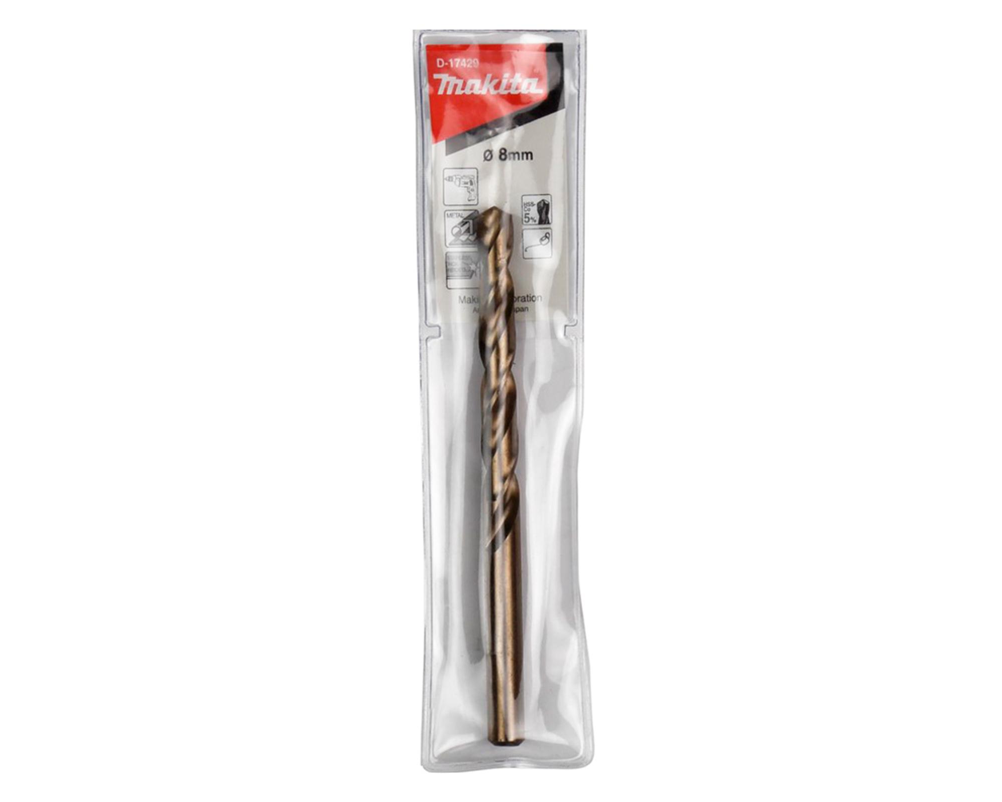 Broca para metal HSS CO D-17429 8 mm-1
