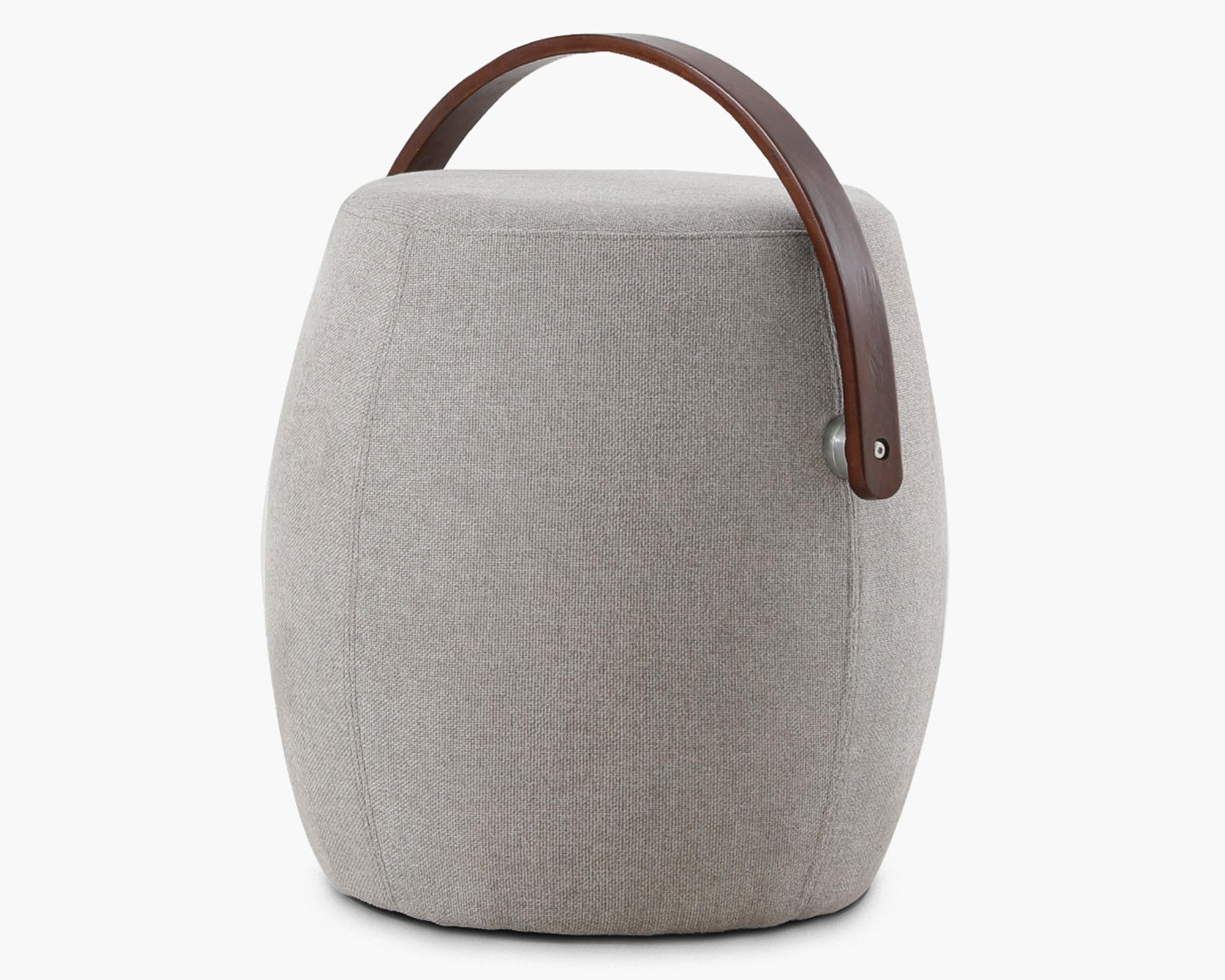 Pouf con asa de madera LT-2