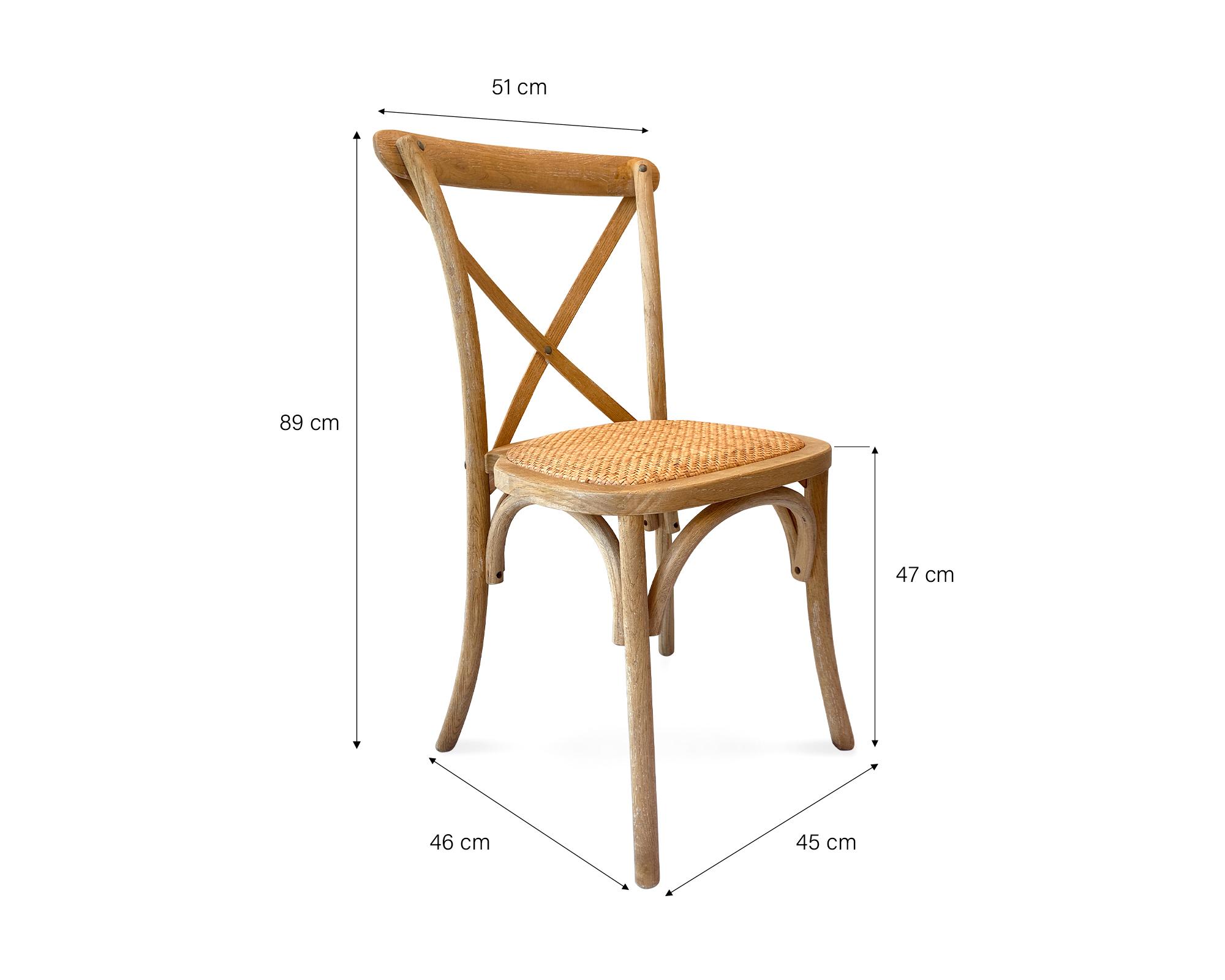 Silla comedor olmo/ratán Tradition natural-3