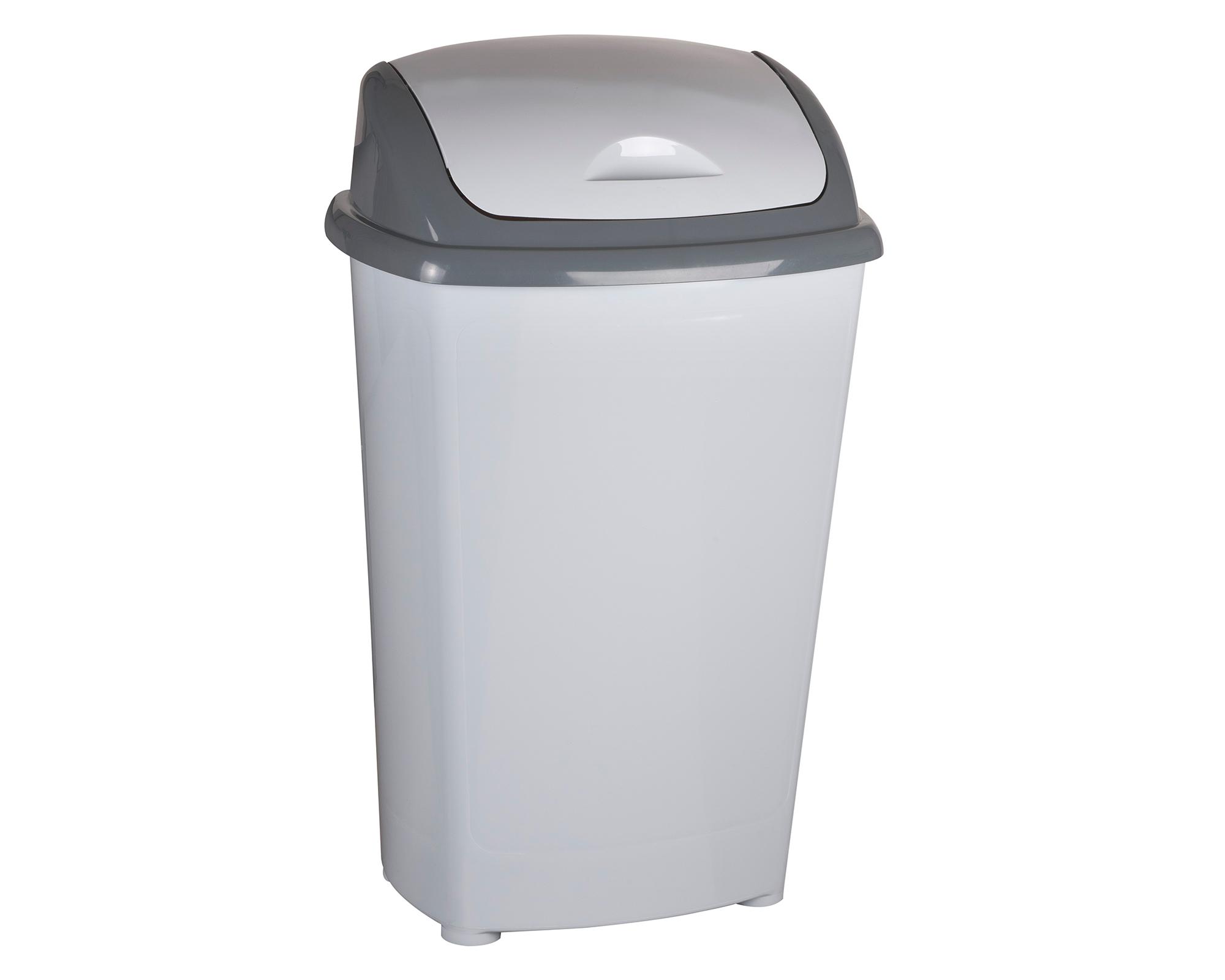 Basurero tapa vaivén deluxe 30 Lt-0