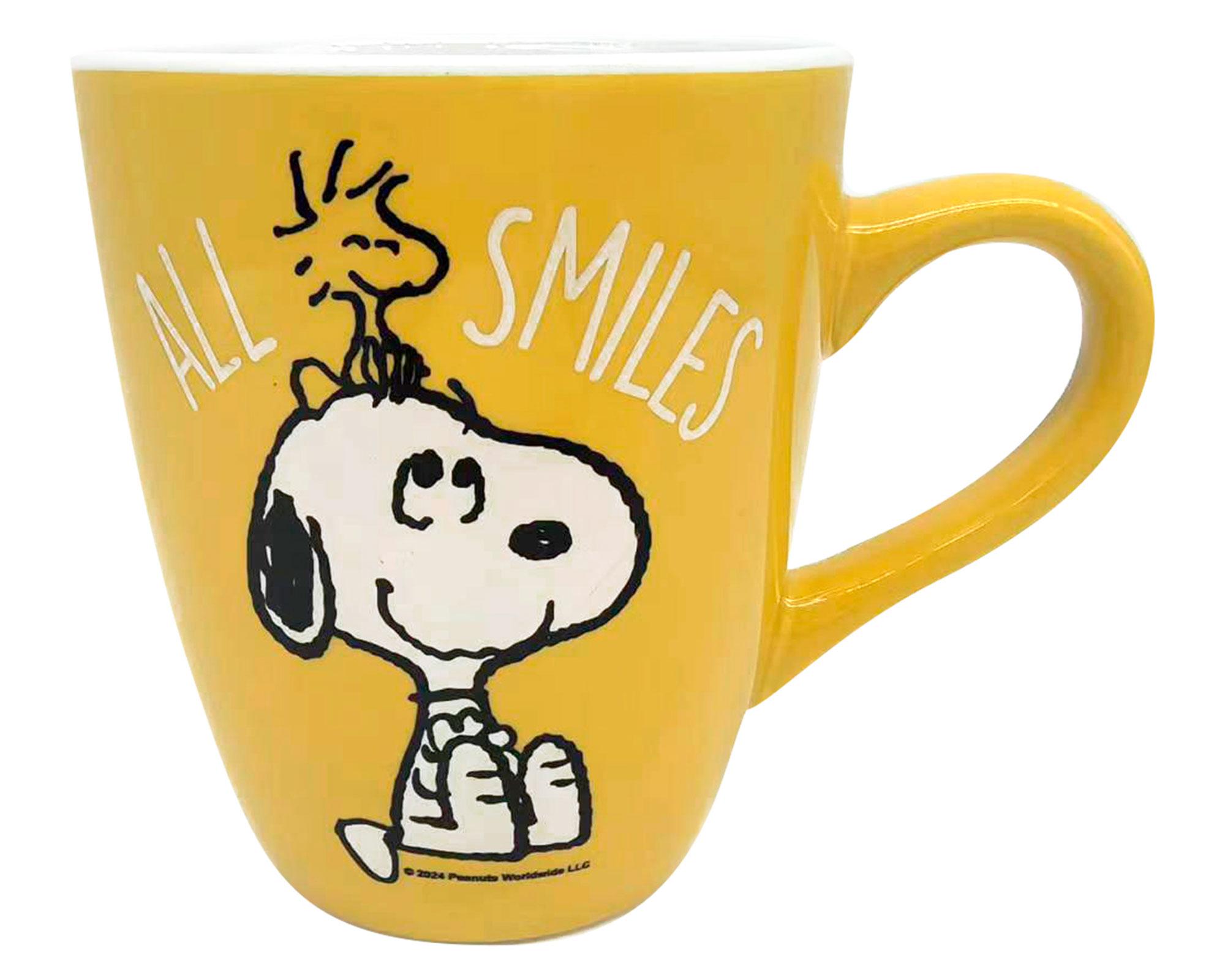 Tazón cerámico Snoopy amarillo-0