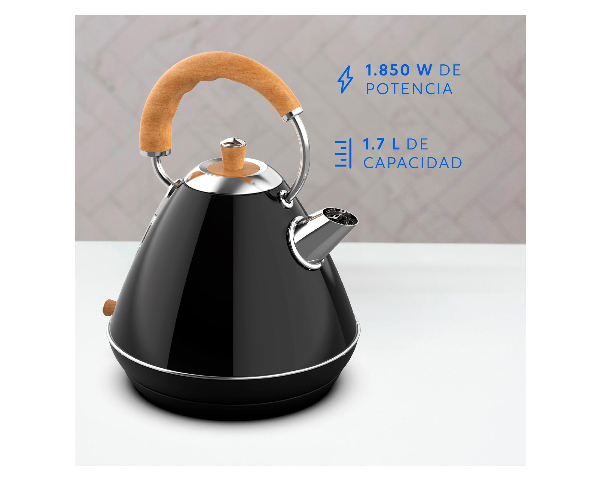 Hervidor Design negro 1.7 lt-3
